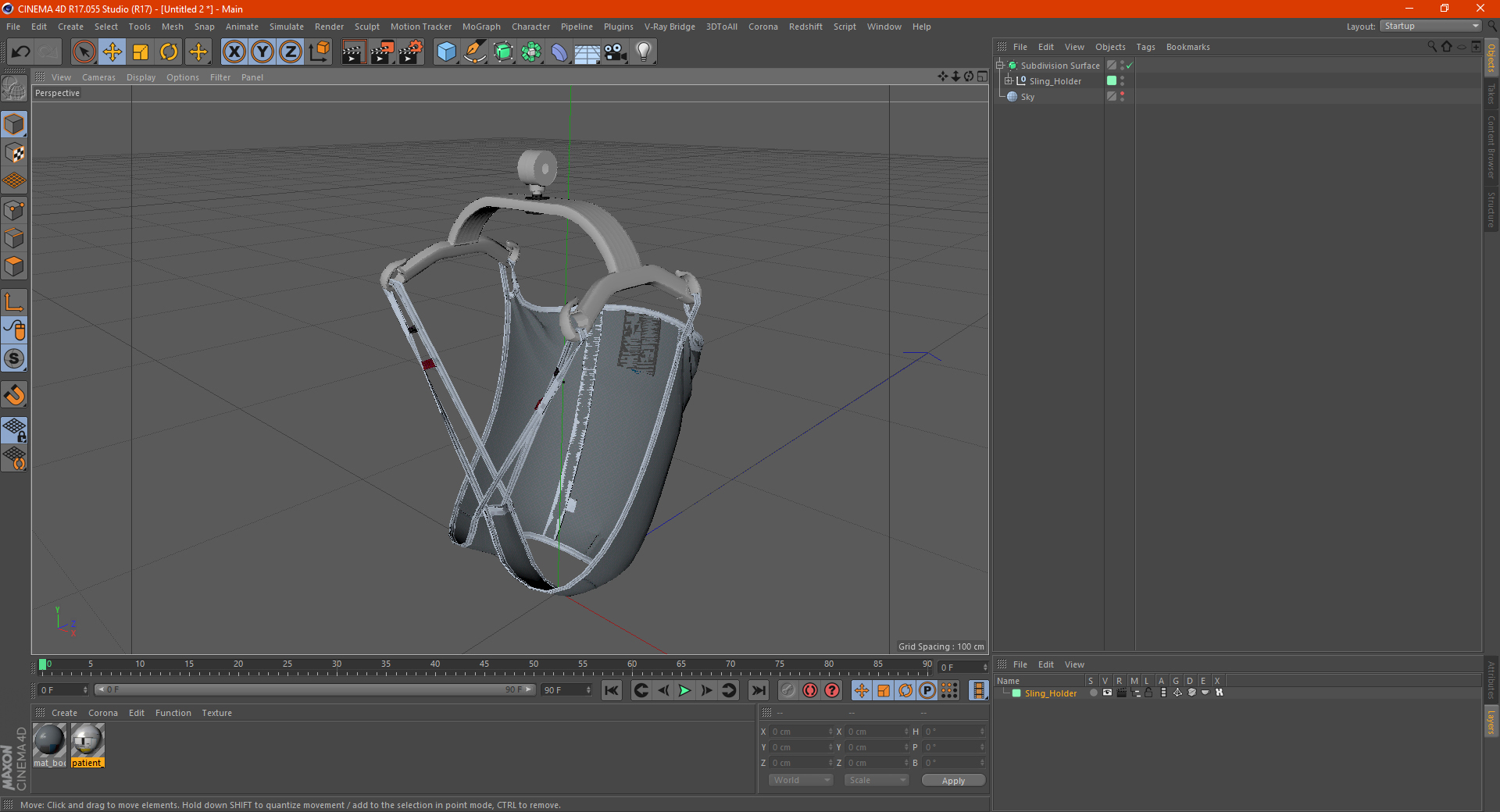 Sling Holder 3D