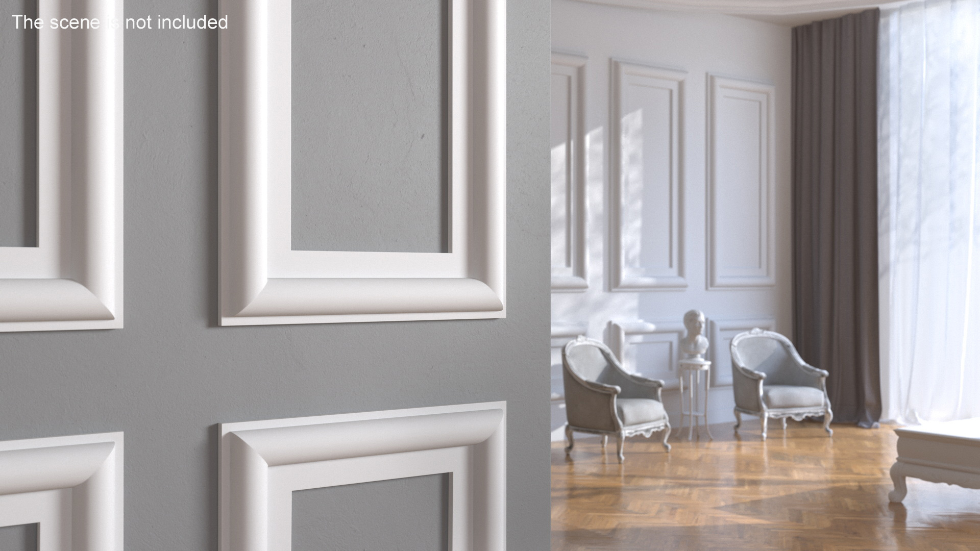 3D Architectural Molding Gypsum Type 13