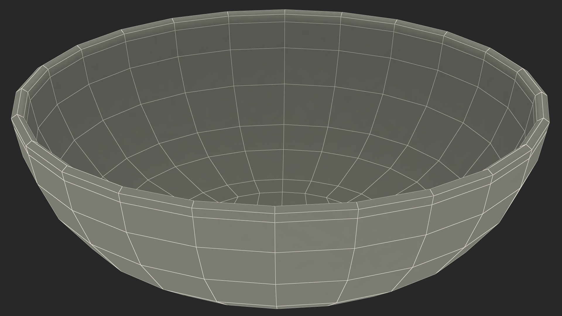 3D model Chocolate Cereal Pillows Falling in Bowl with Milk