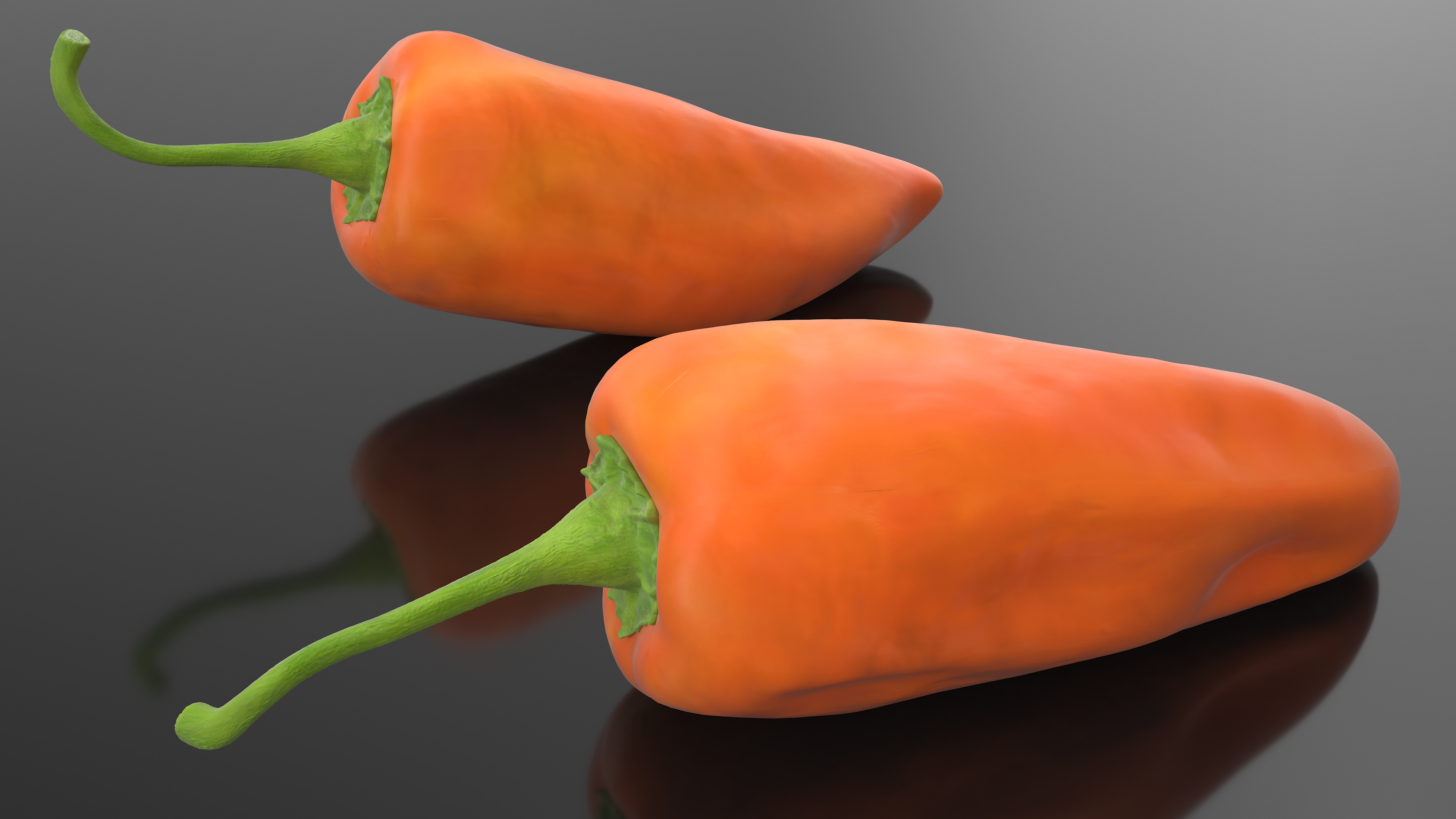 Hot Pepper Orange 3D