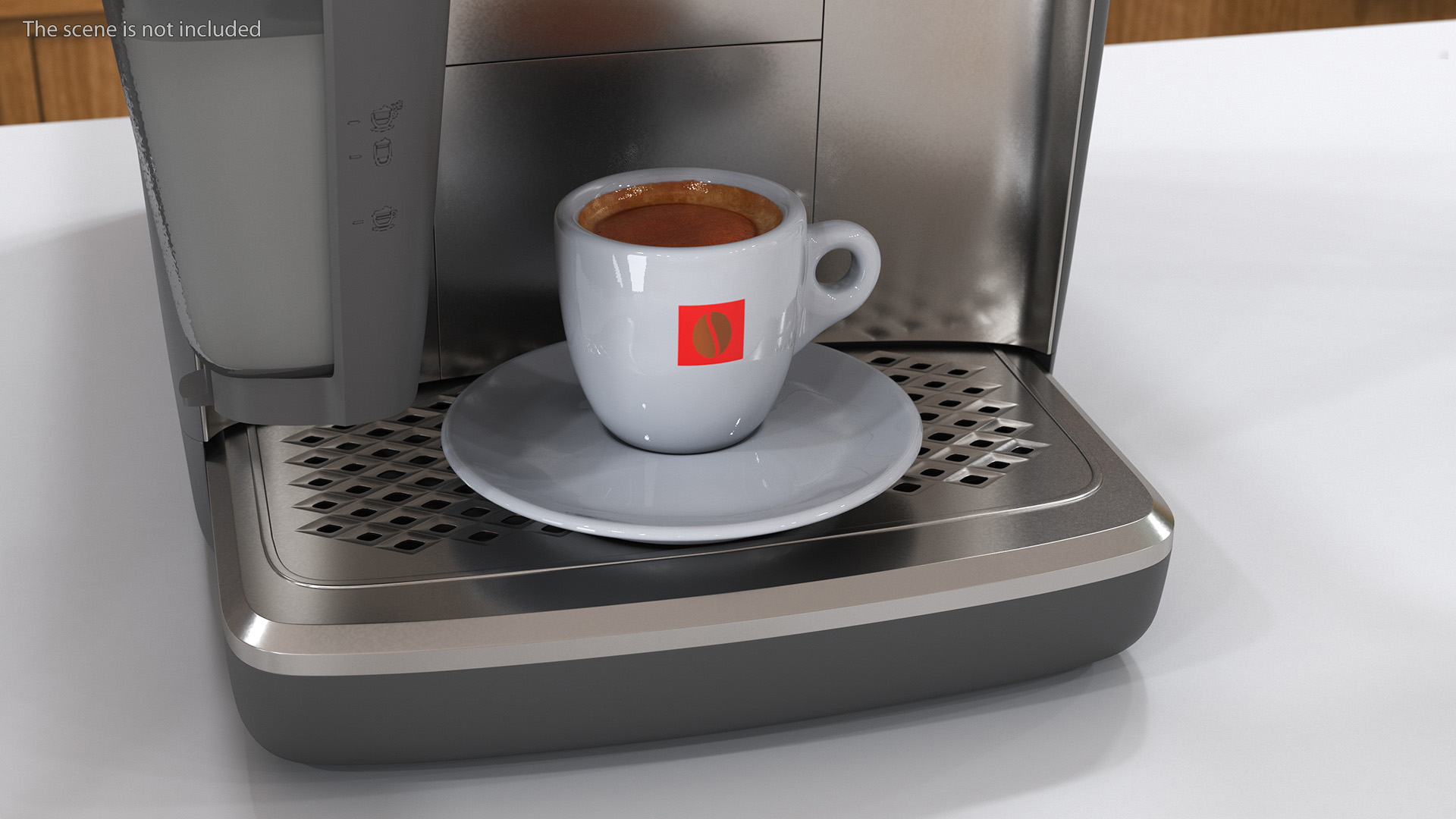 Espresso Machine with Coffee Cup 3D