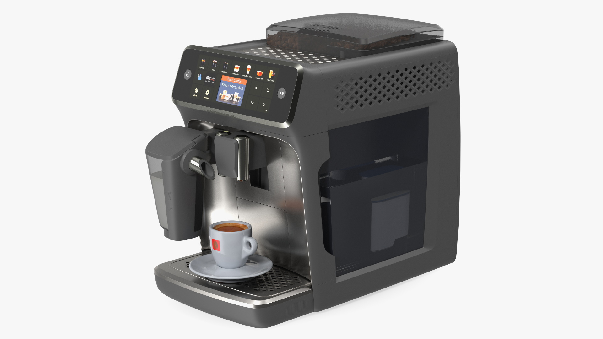 Espresso Machine with Coffee Cup 3D