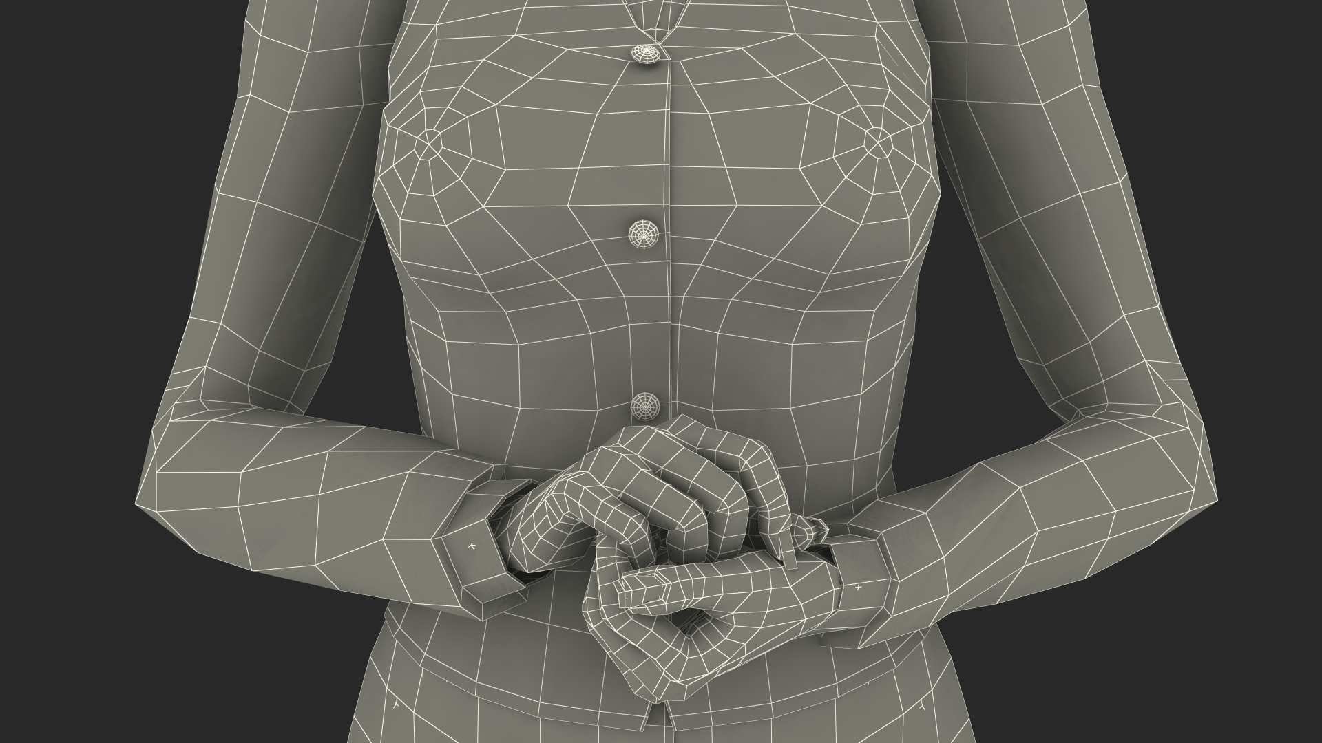 Business Style Woman Rigged 3D