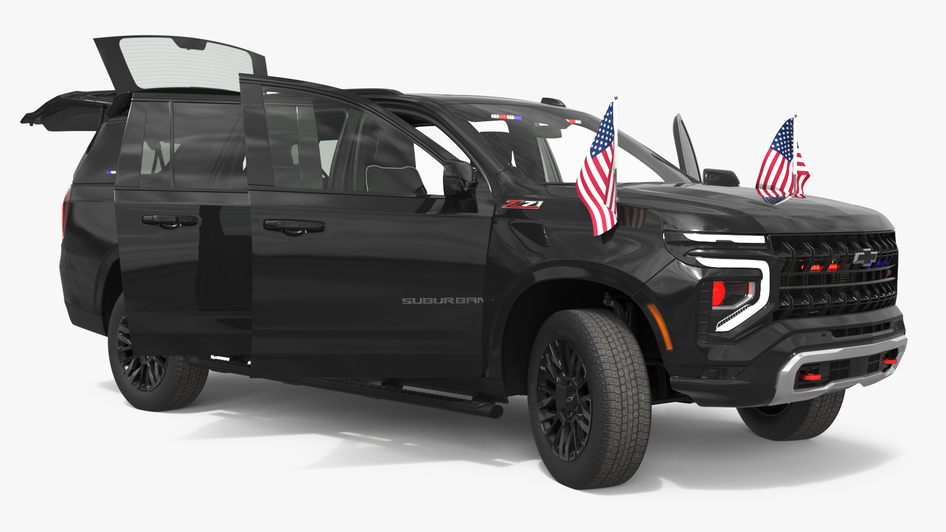 Secret Service 2025 Chevrolet Suburban Z71 Rigged - view 6