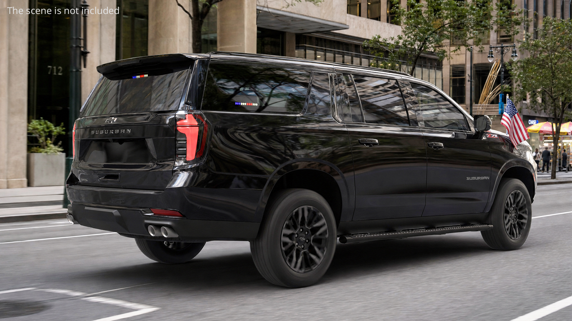 Secret Service 2025 Chevrolet Suburban Z71 Rigged - view 3