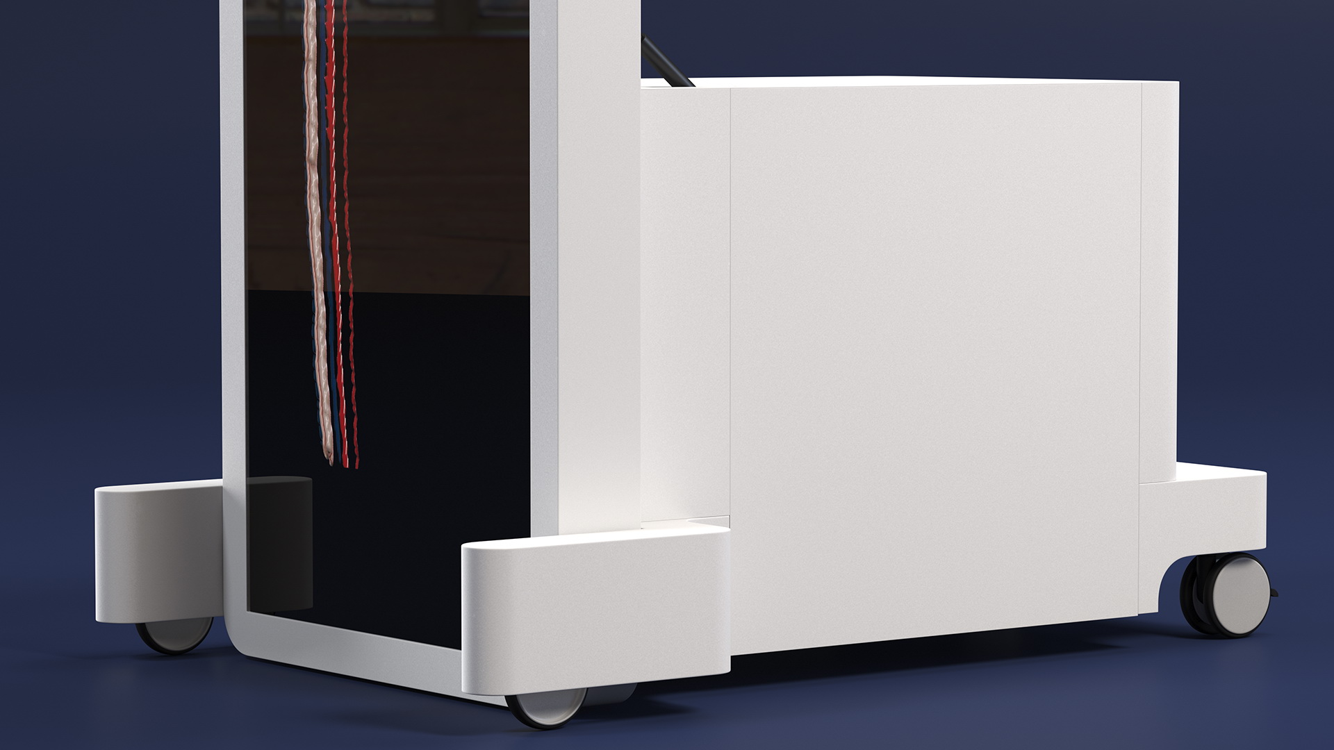 Vertical Interactive Desktop Display Brain Device 3D model