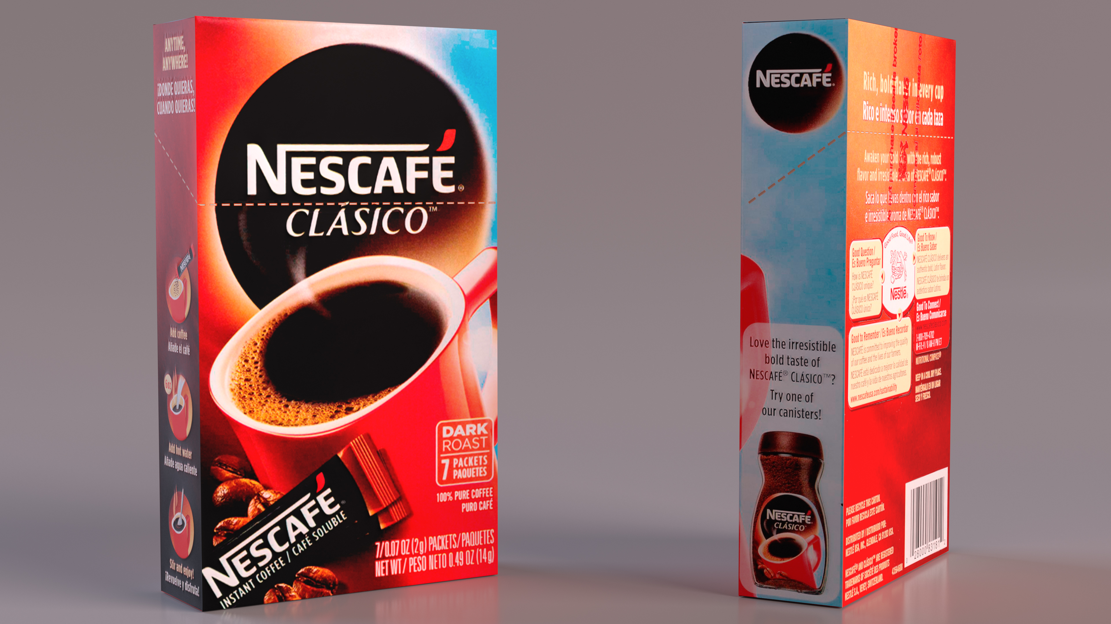 Nescafe Clasico Box 3D model