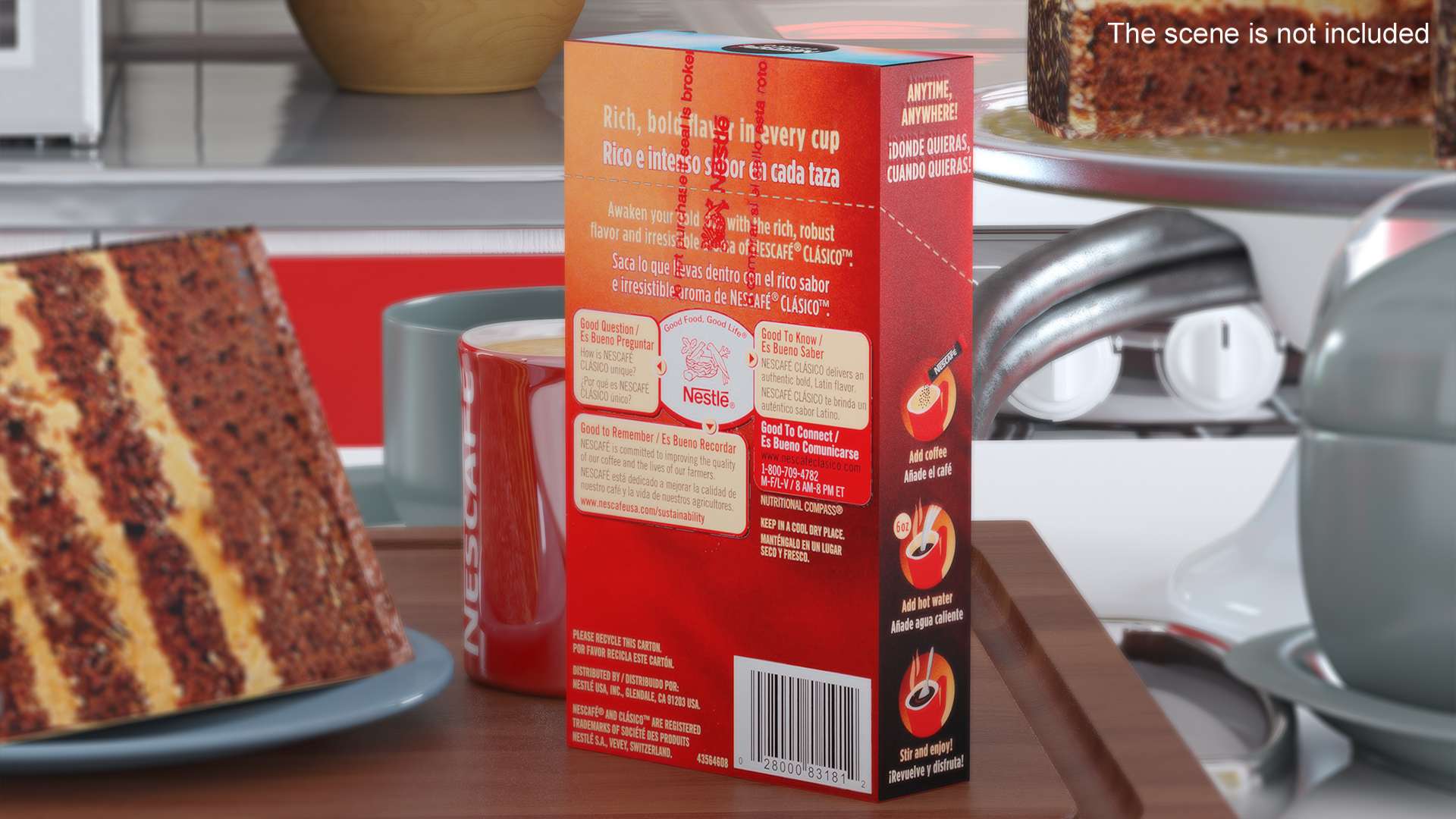 Nescafe Clasico Box 3D model