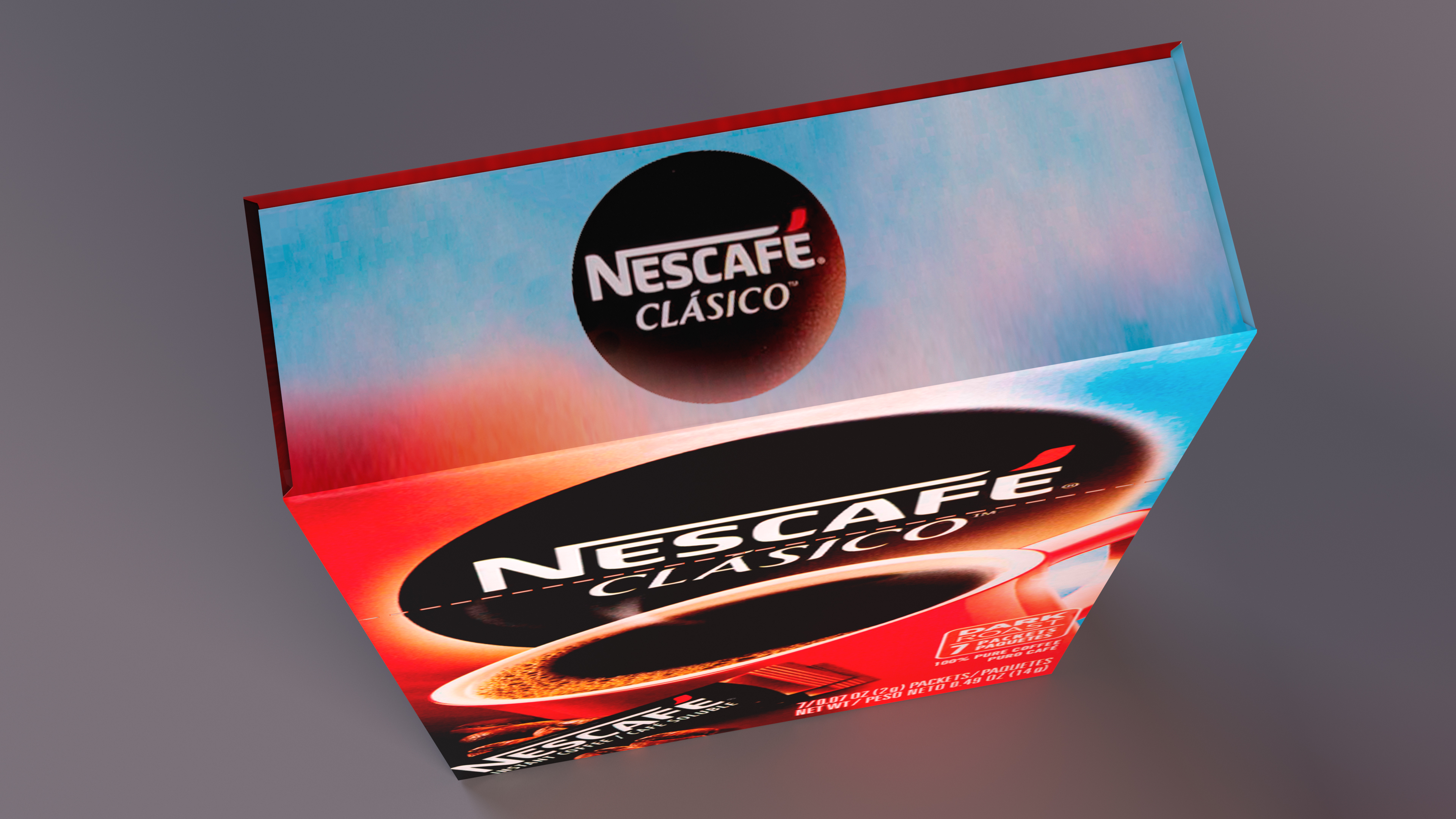 Nescafe Clasico Box 3D model