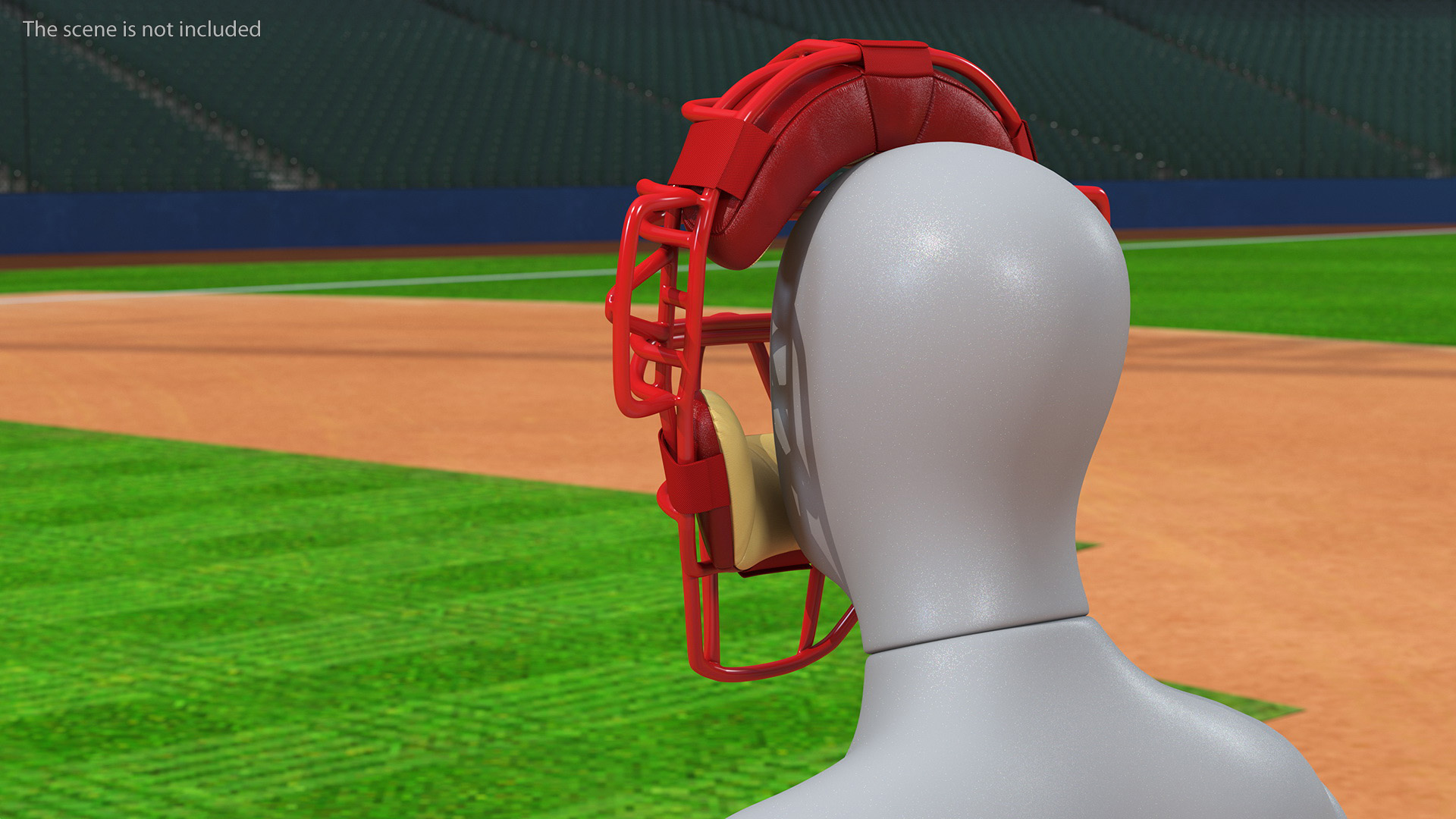 Mizuno Baseball Catchers Mask 3D model