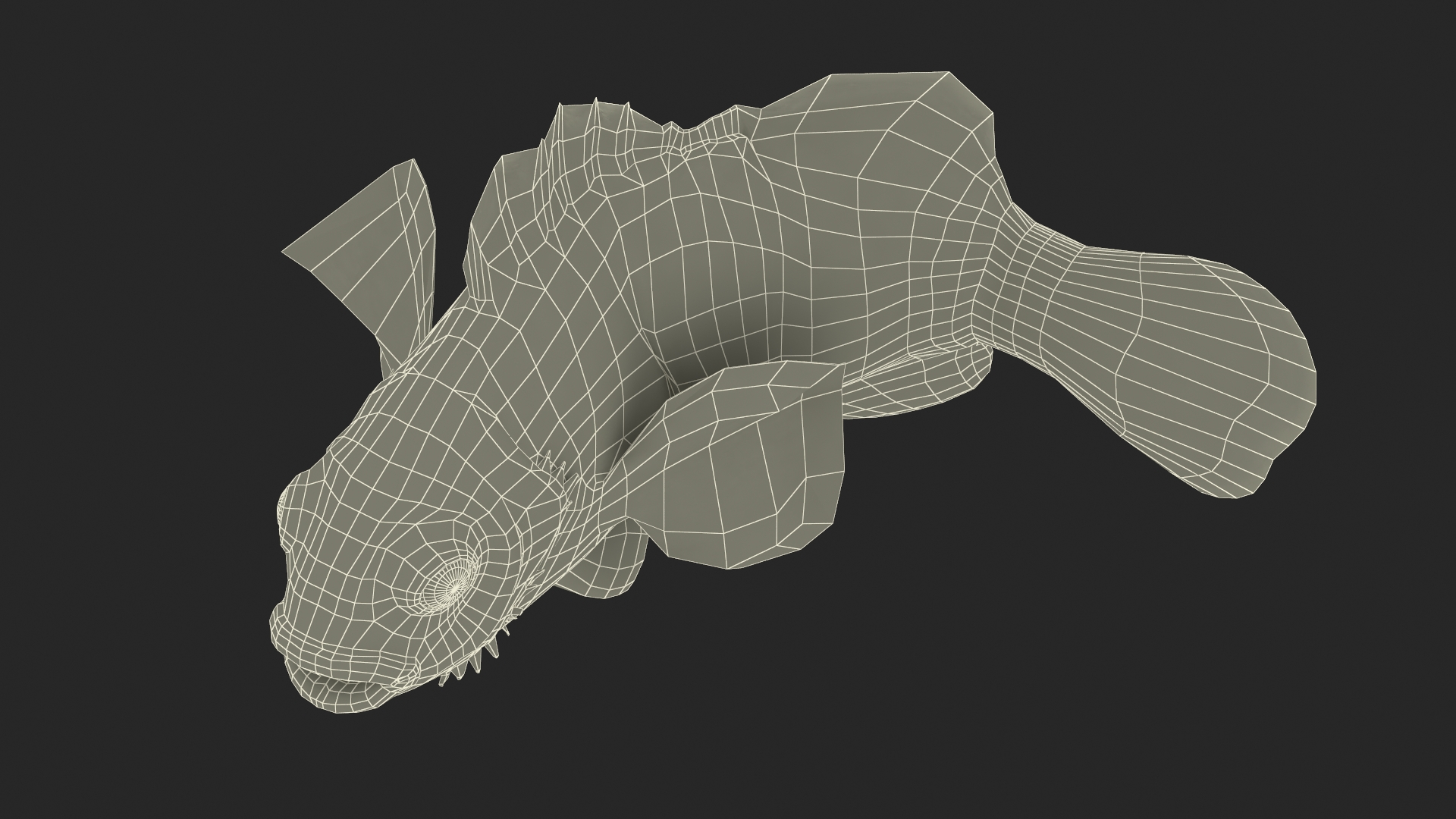 3D model Realistic Clownfish Rigged for Maya