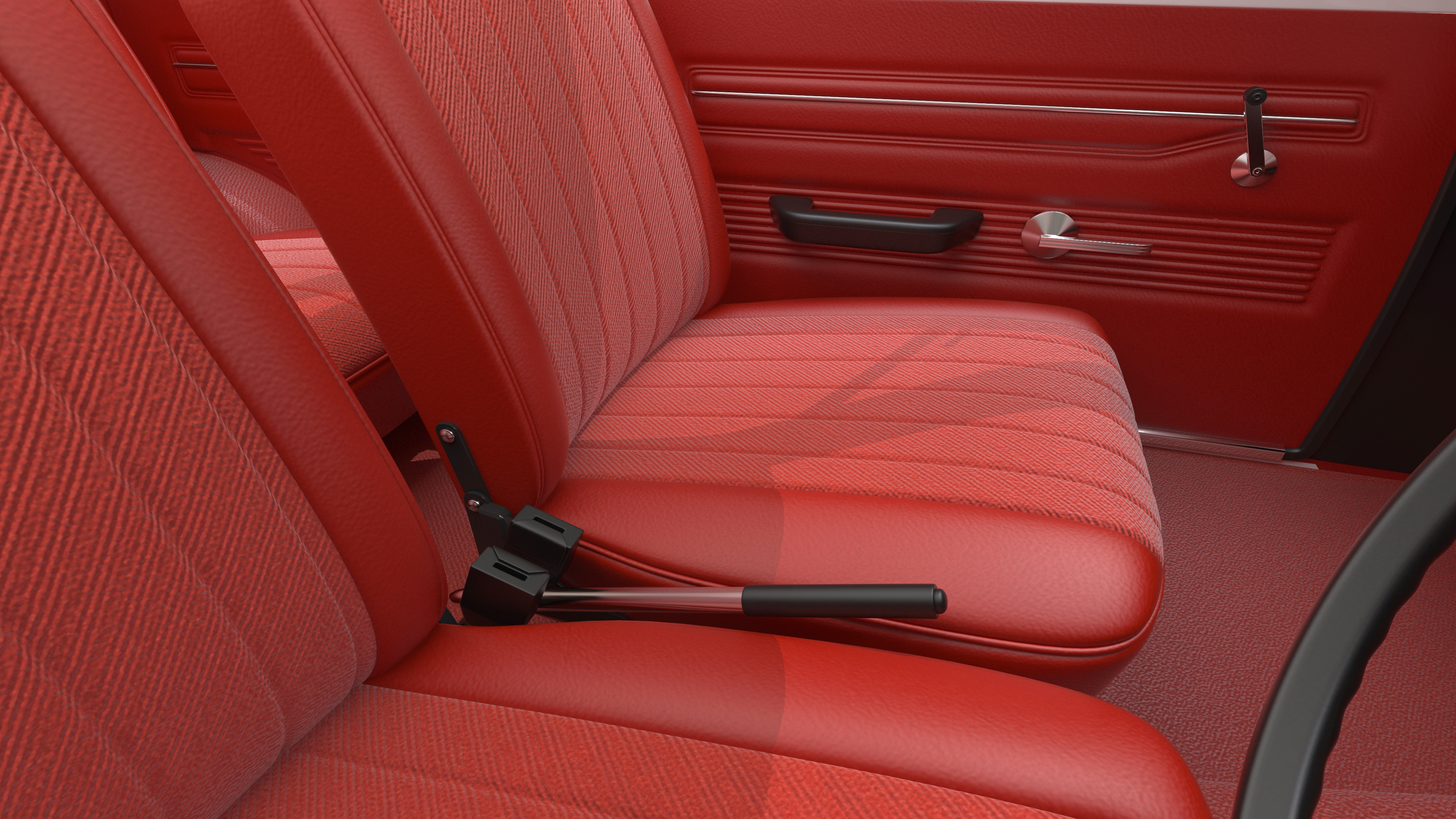 1st Generation Toyota Corolla E10 1966 White 3D model