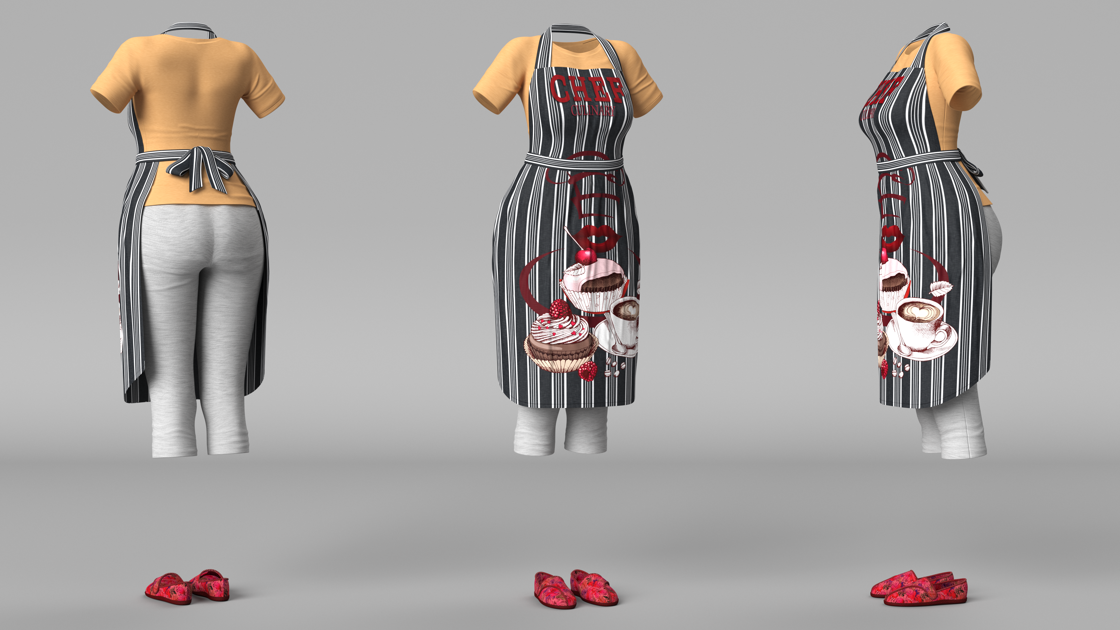 Clothes Set Kitchen Style for Women, view 5