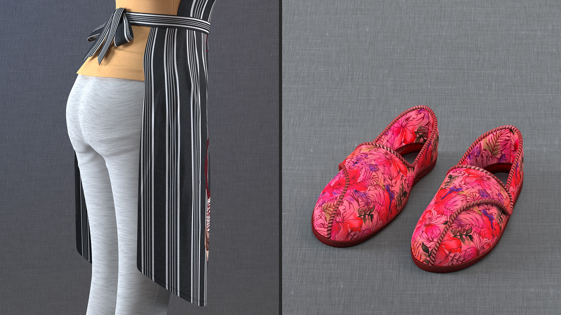 3D model Clothes Set Kitchen Style for Women