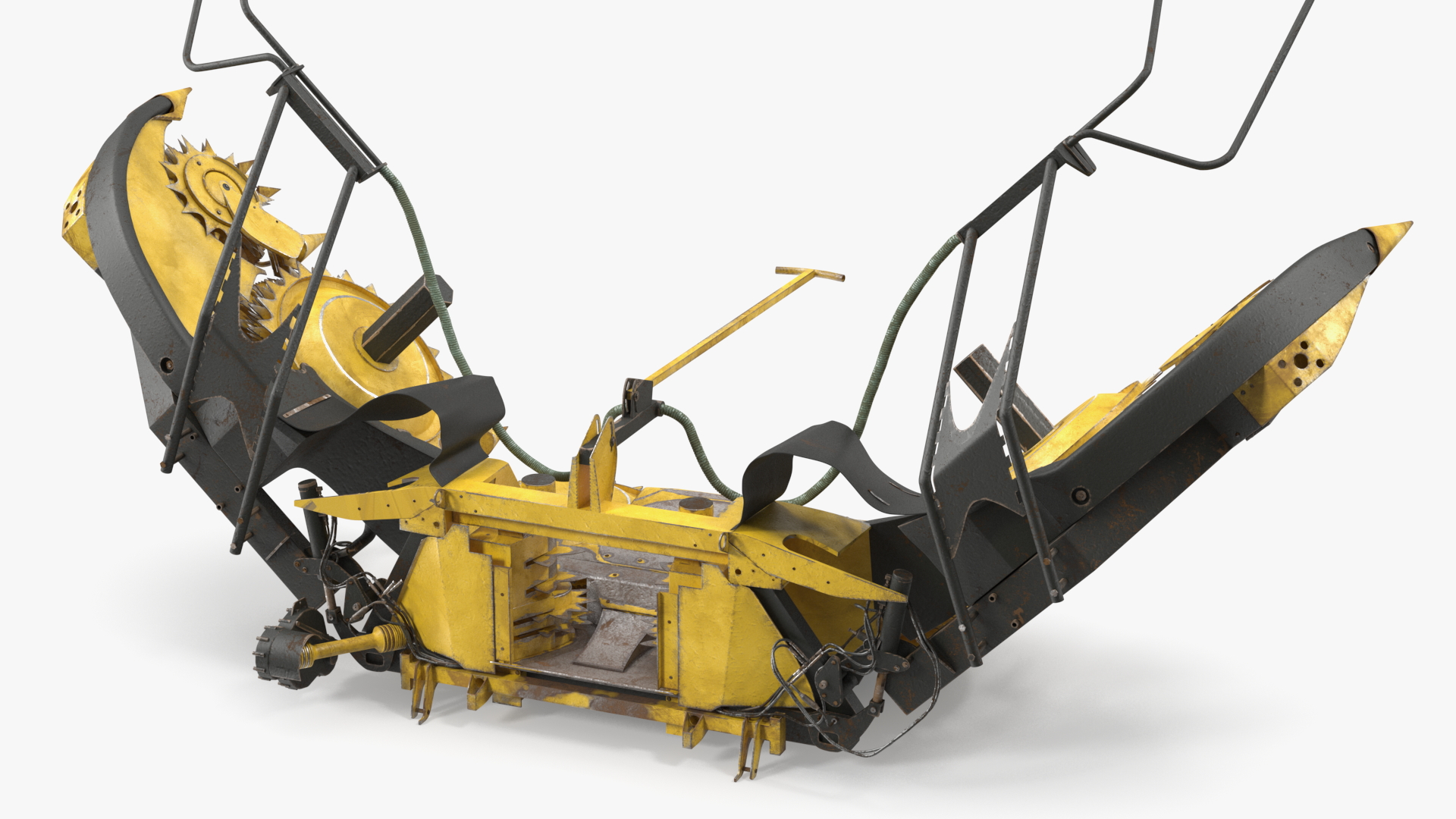 3D New Holland 750BFI Rotary Corn Head Old Rigged