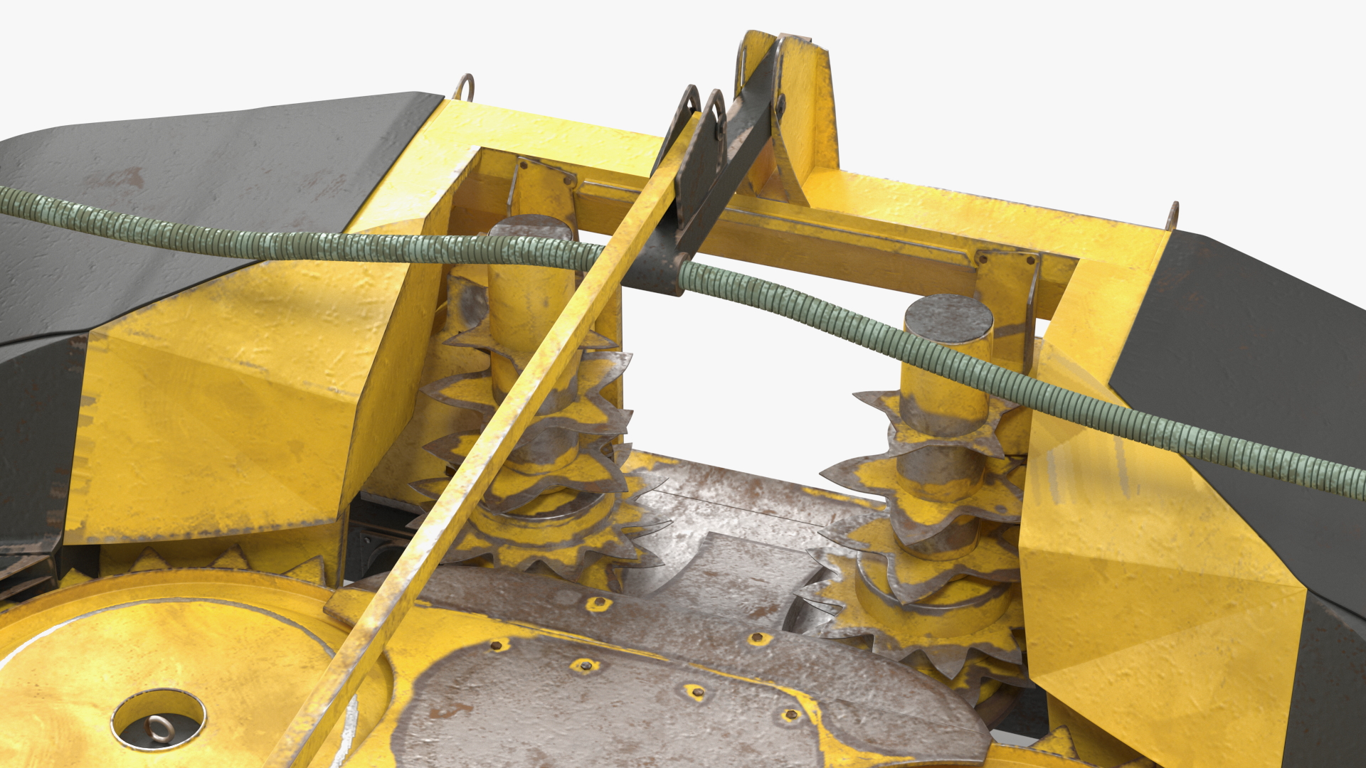 3D New Holland 750BFI Rotary Corn Head Old Rigged