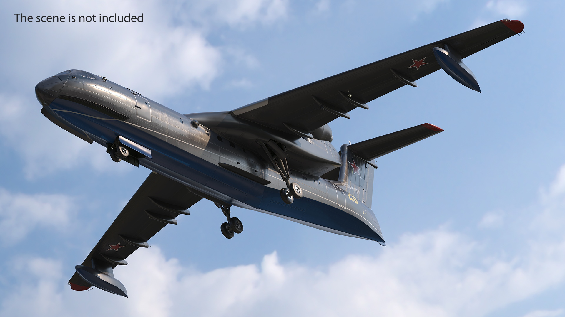 3D Be 200 Amphibious Aircraft