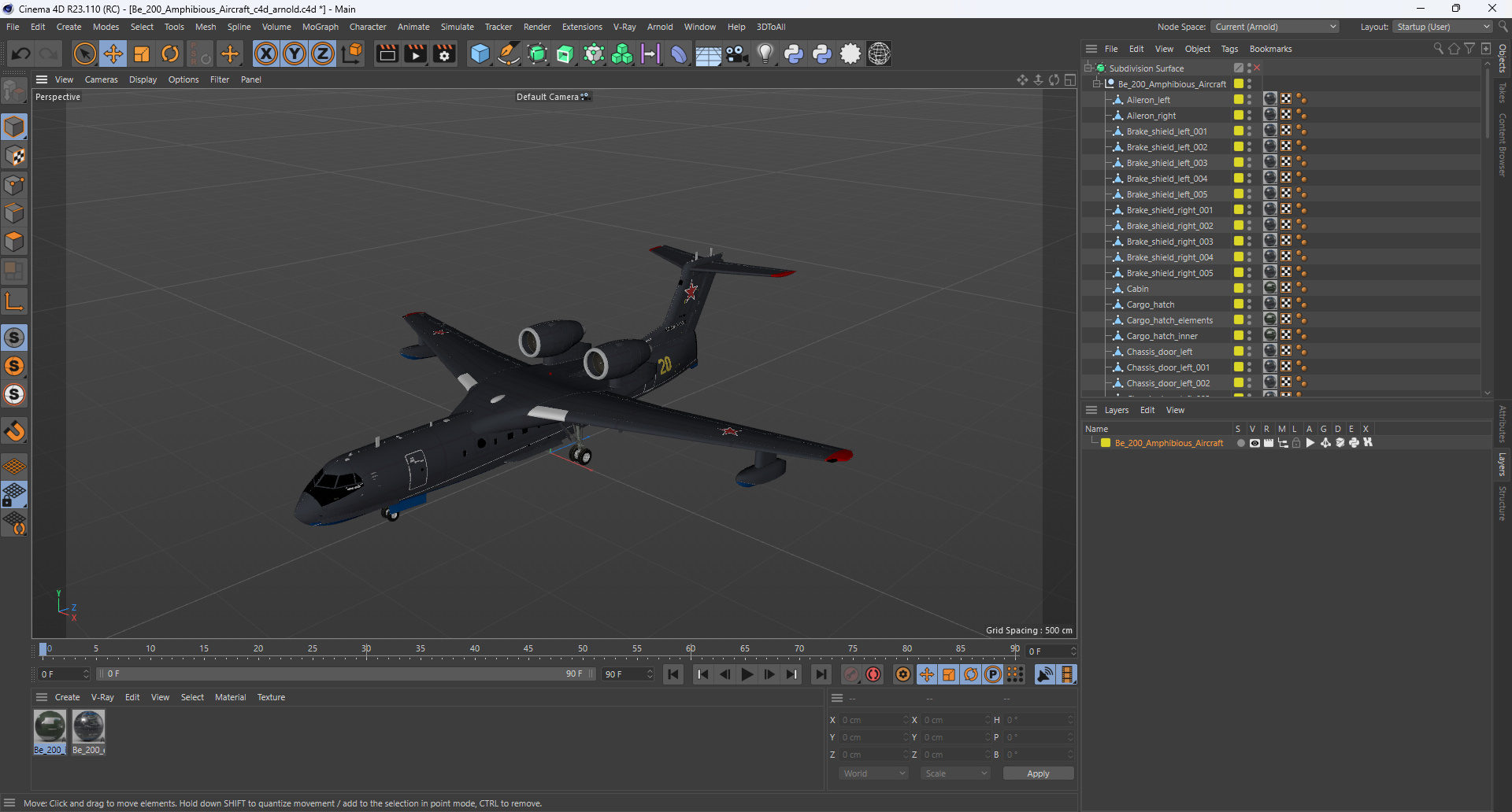 3D Be 200 Amphibious Aircraft