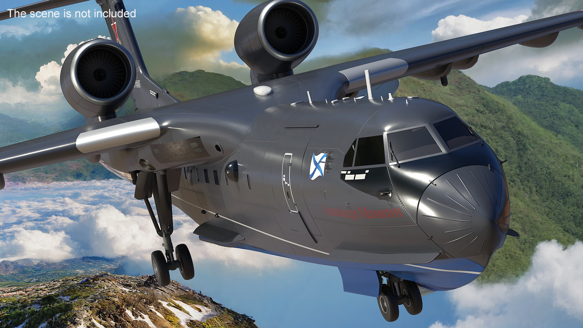 3D Be 200 Amphibious Aircraft