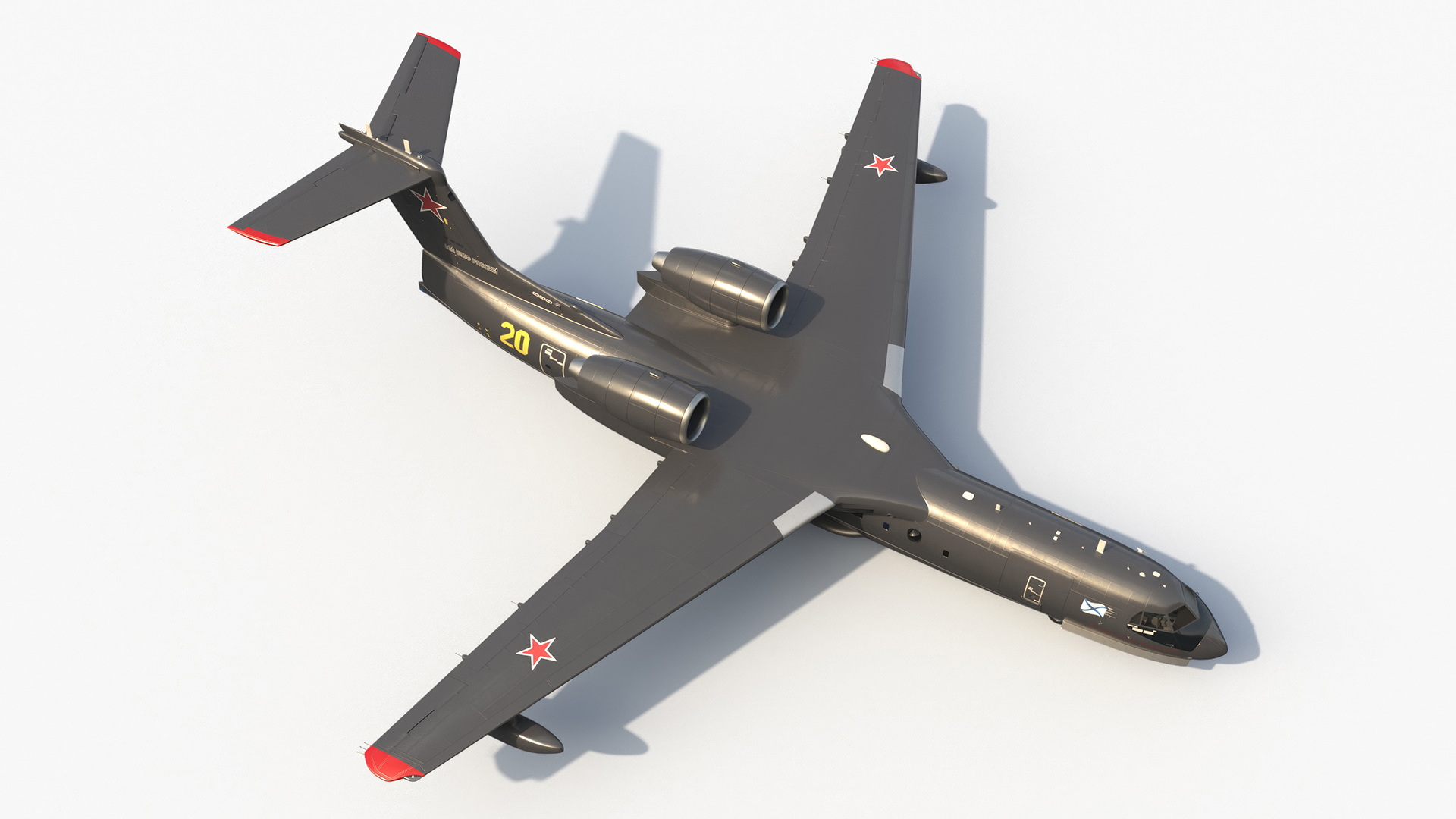 3D Be 200 Amphibious Aircraft