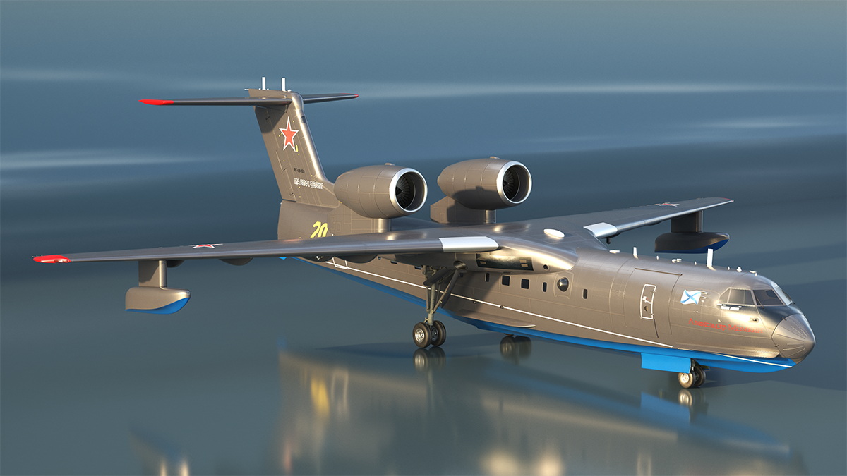 3D Be 200 Amphibious Aircraft