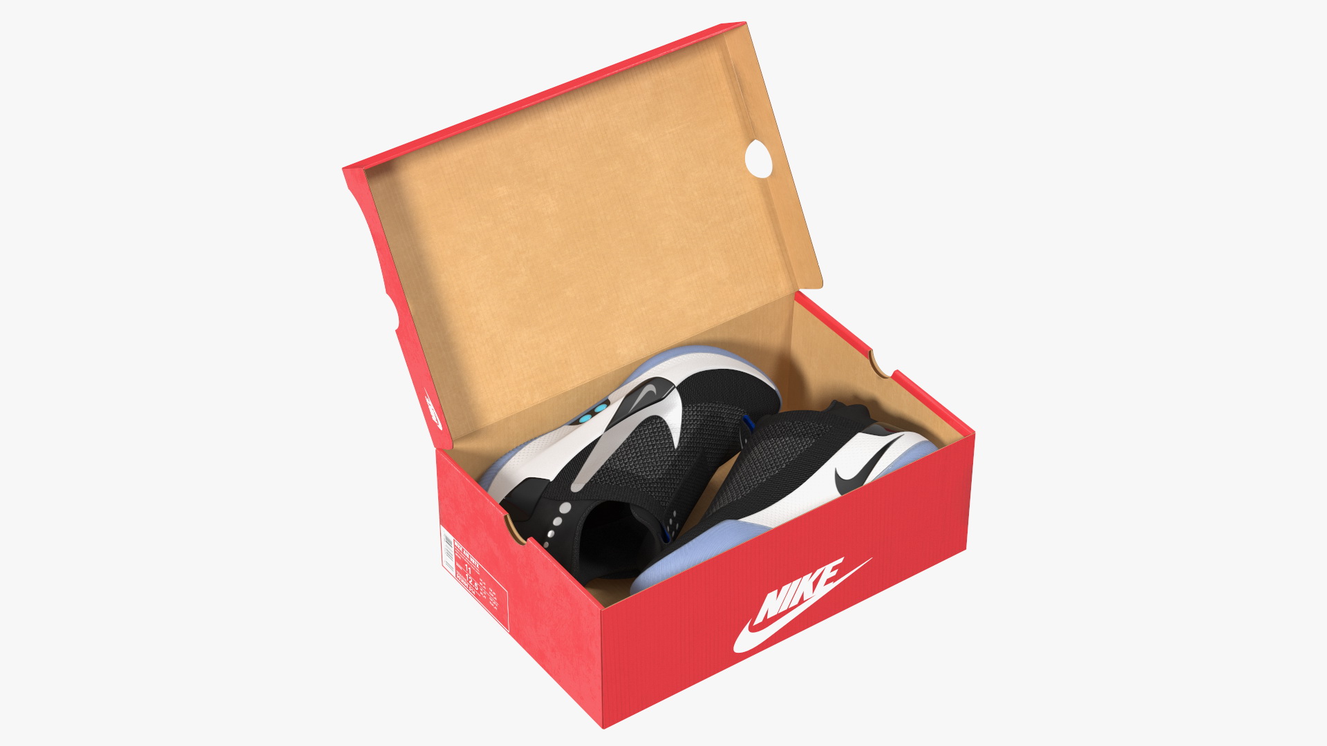 Shoe Box with Nike Sneakers 3D