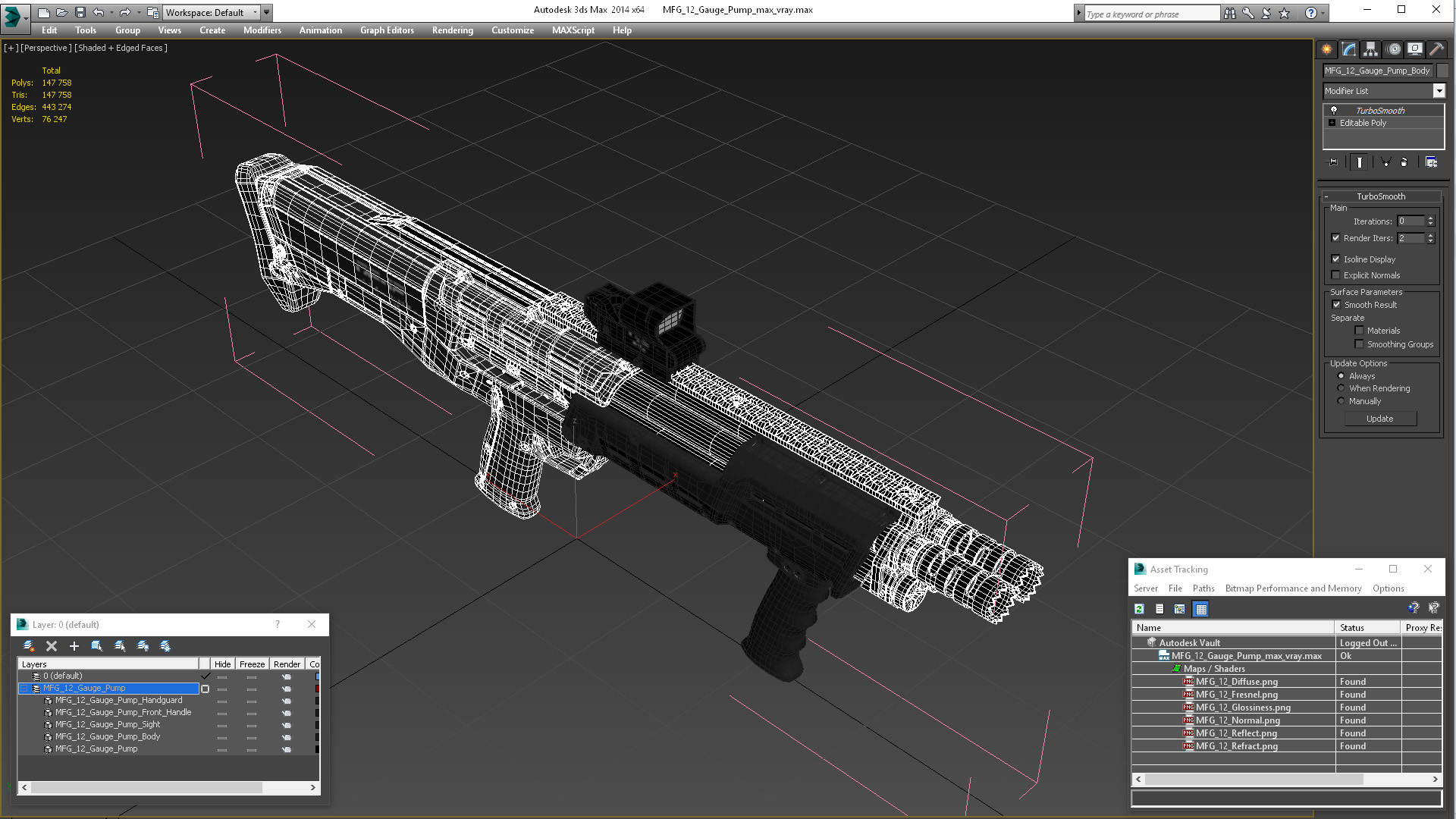 MFG 12 Gauge Pump 3D