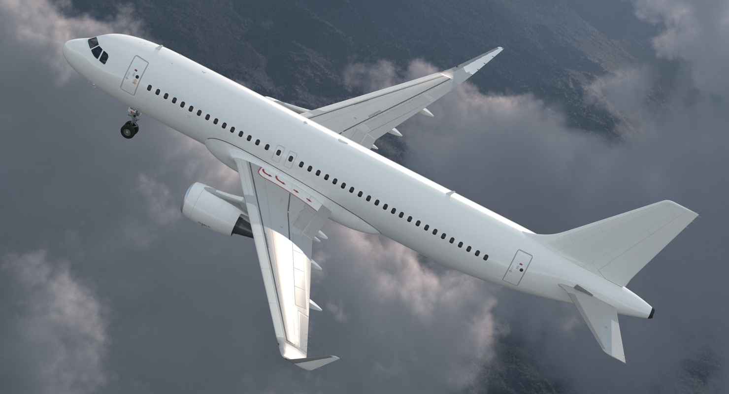 3D Airbus A320neo With Interior Generic