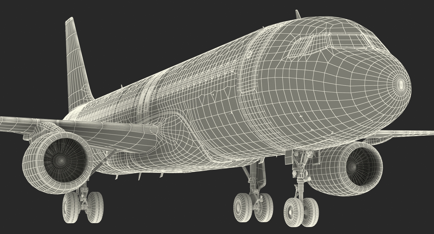 3D Airbus A320neo With Interior Generic