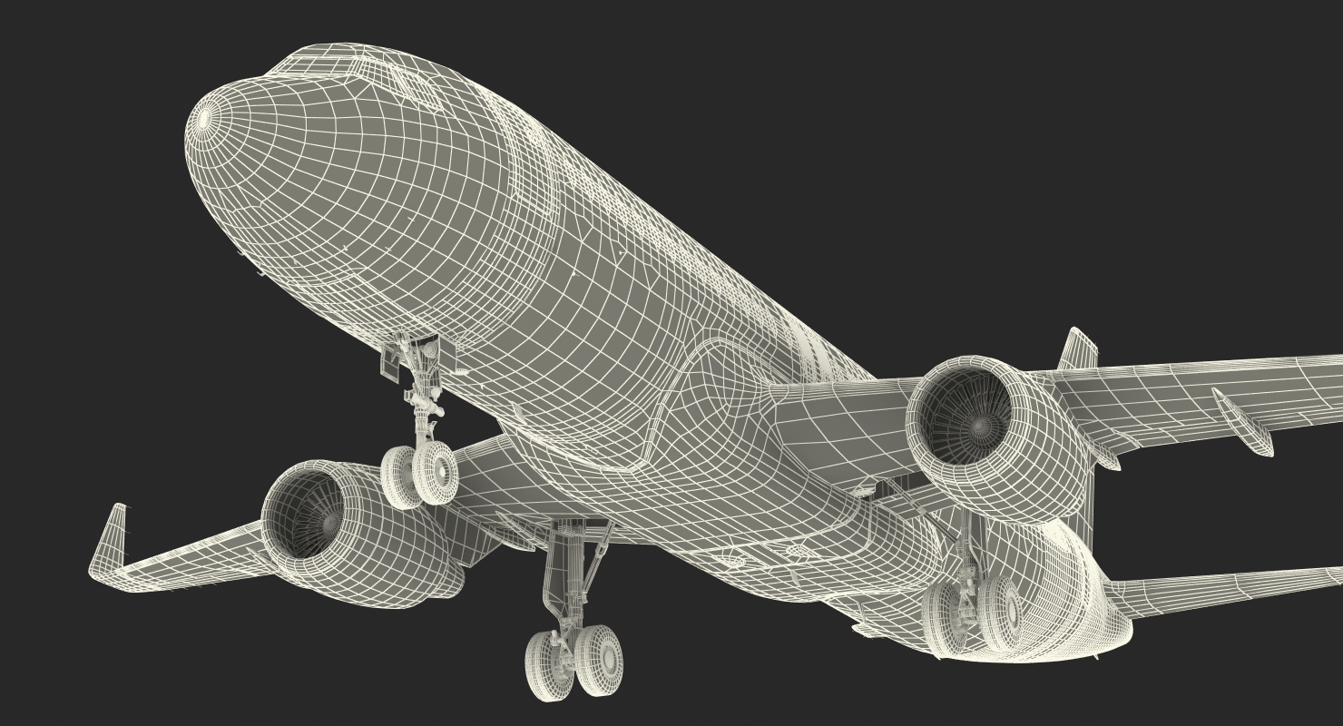 3D Airbus A320neo With Interior Generic