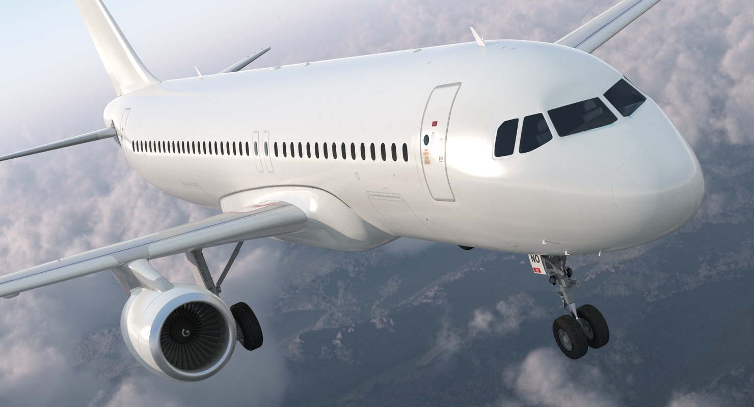 3D Airbus A320neo With Interior Generic