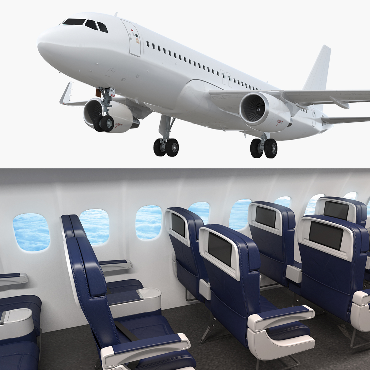 Airbus A320neo Interior Generic, view 7