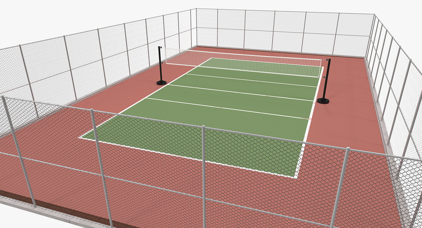 Outdoor Volleyball Court 3D model