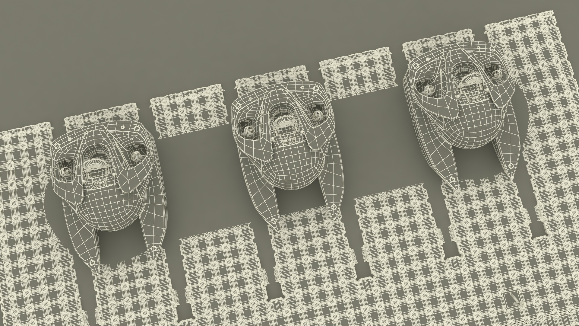 3D model Luxurious Personal Submarine Floating Pontoon Modular Rigged