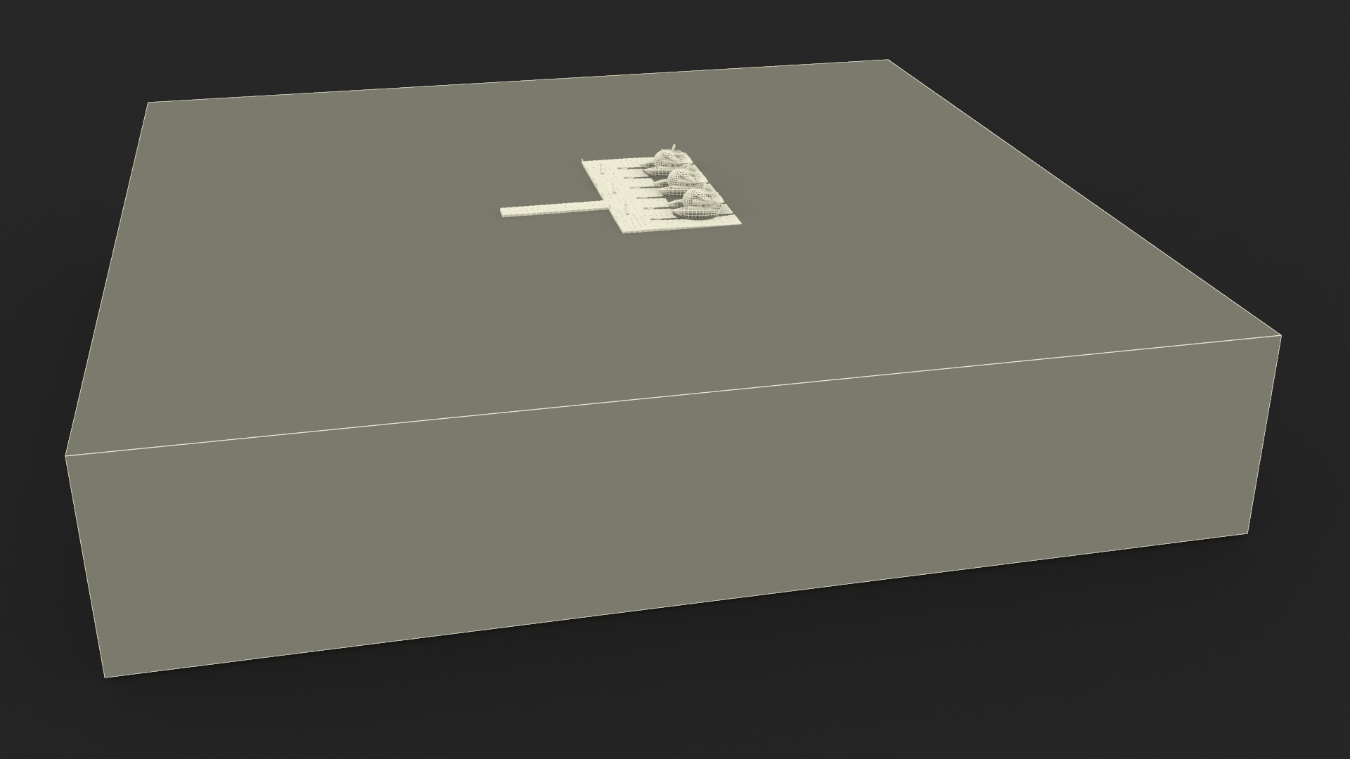 3D model Luxurious Personal Submarine Floating Pontoon Modular Rigged