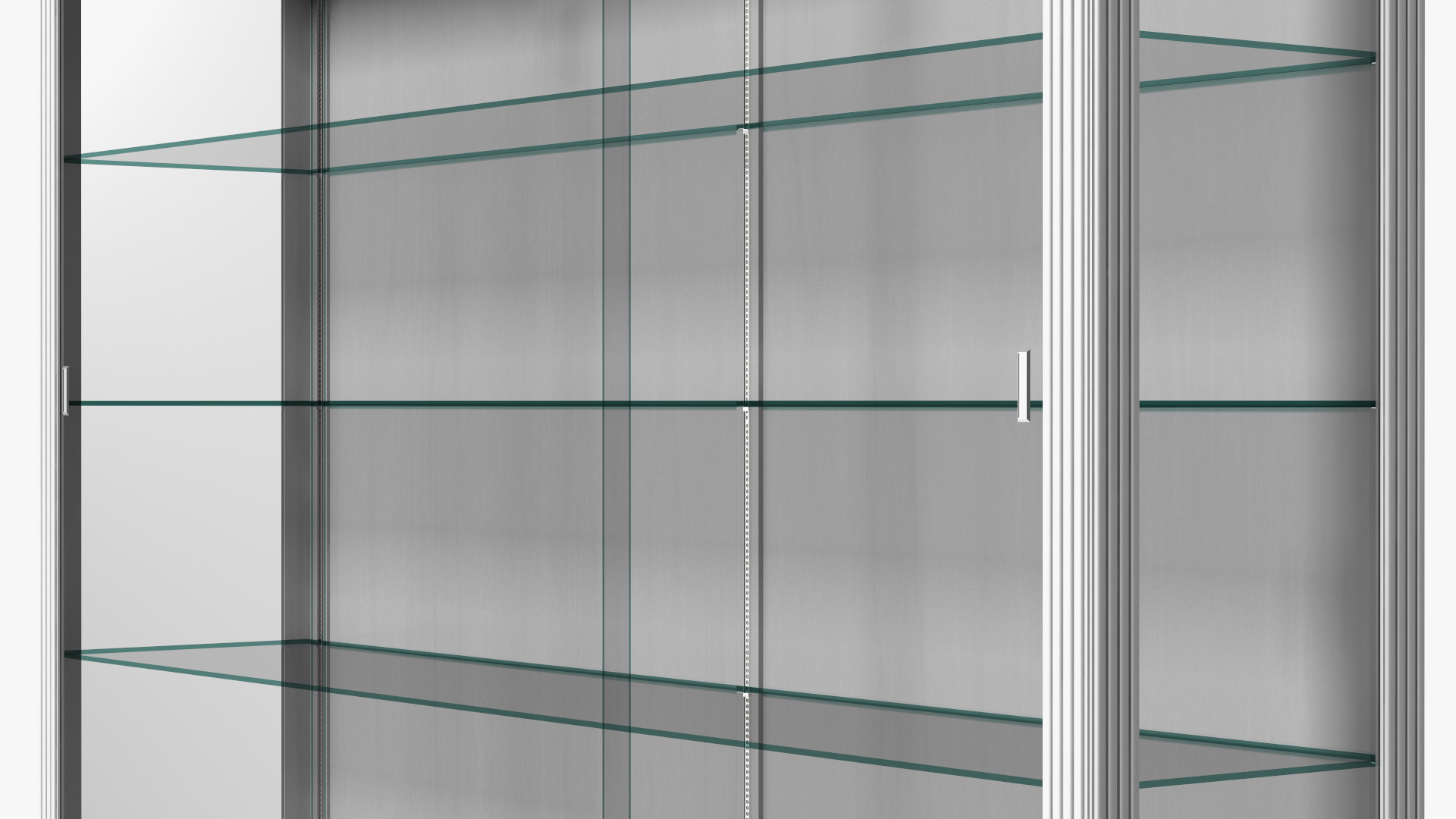 3D model Trophy Display Case White