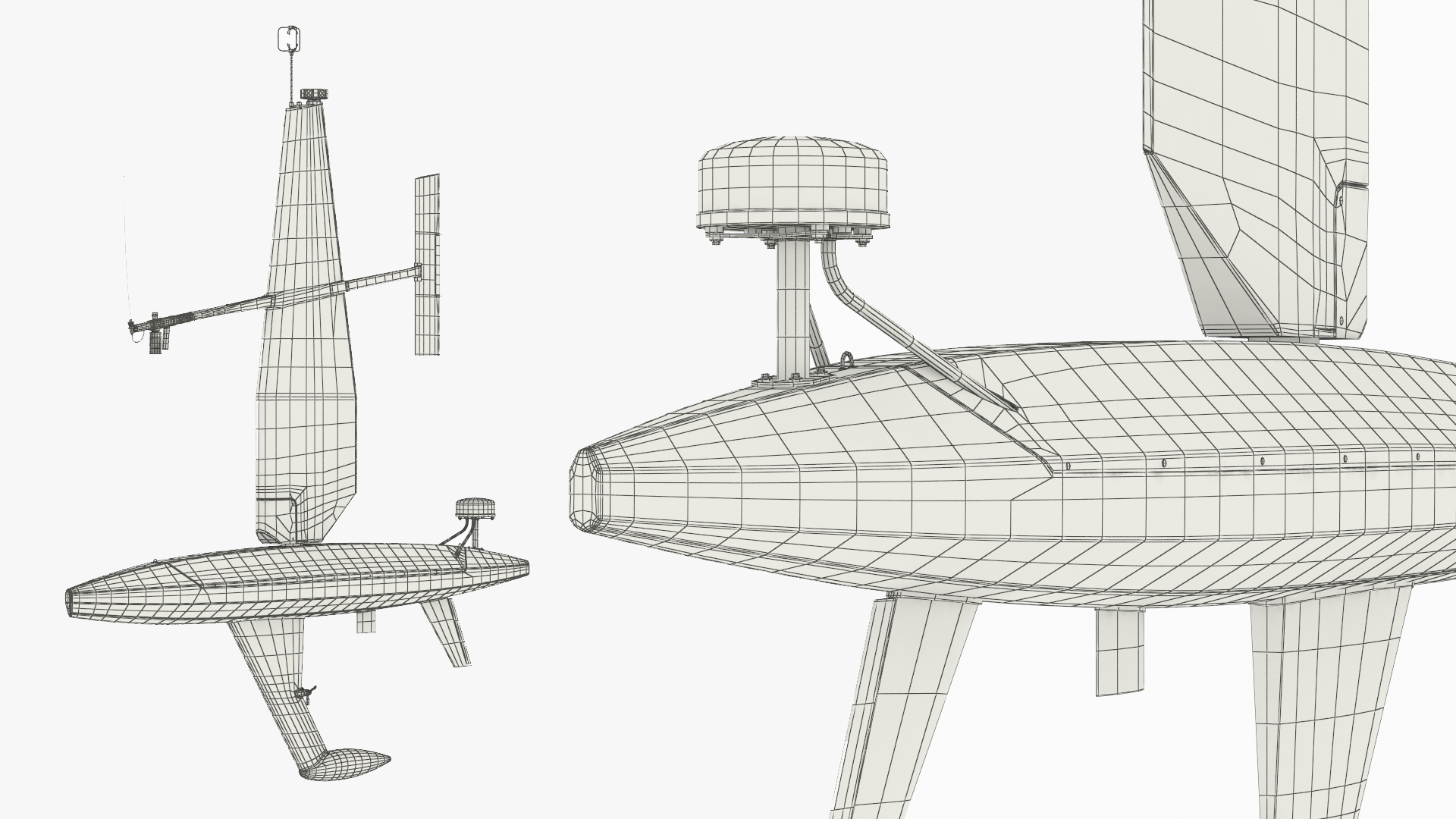 Uncrewed Ocean Survey Vessel with Solar Panels - view 6