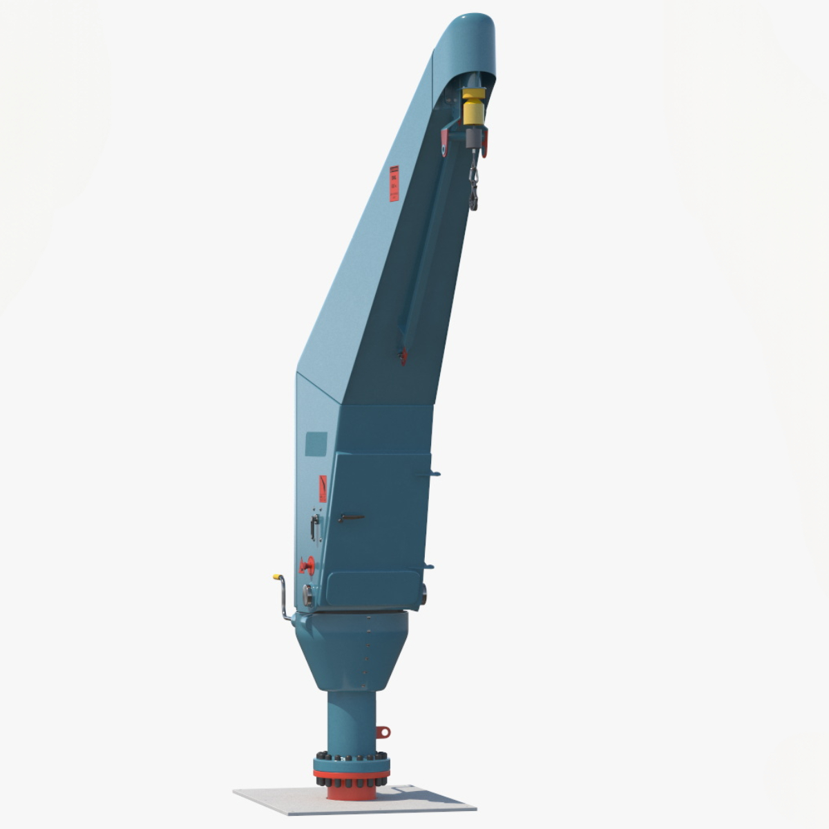 3D Crane for Offshore Platform Rigged for Cinema 4D model
