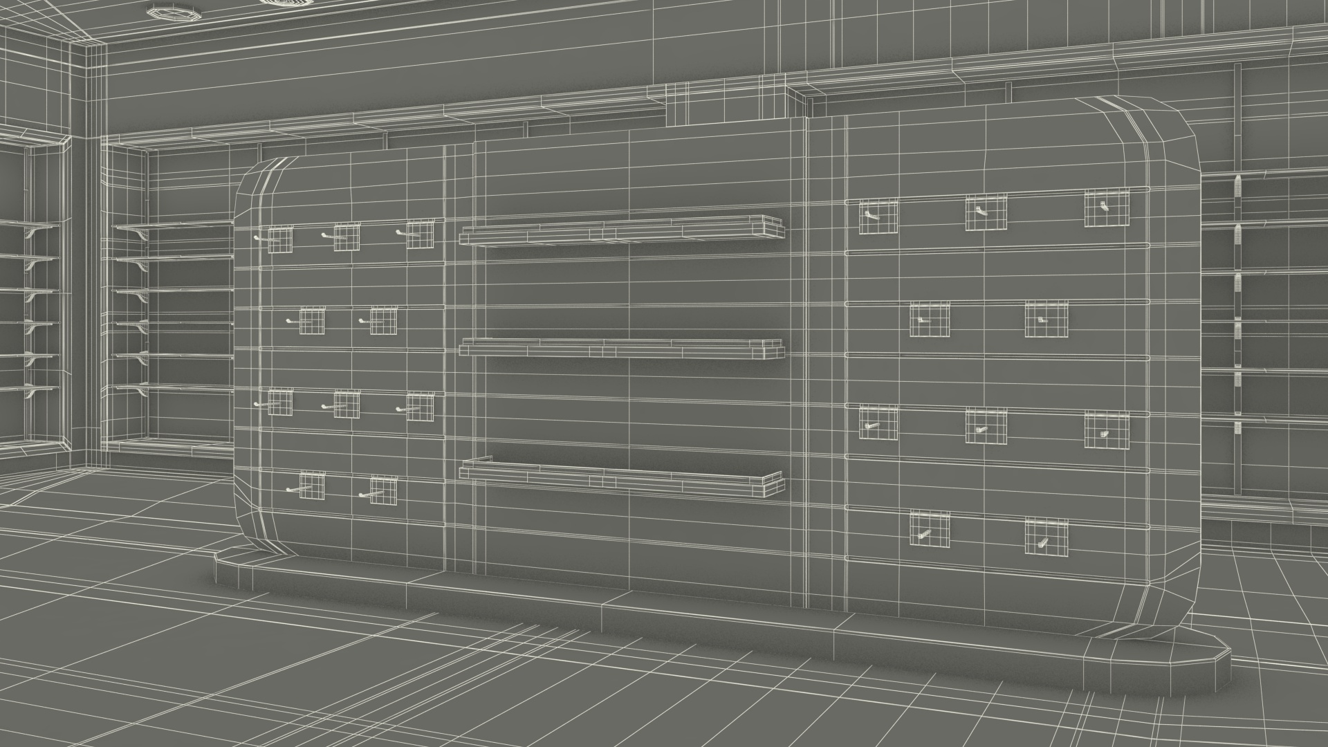 3D Pharmacy Store Interior model