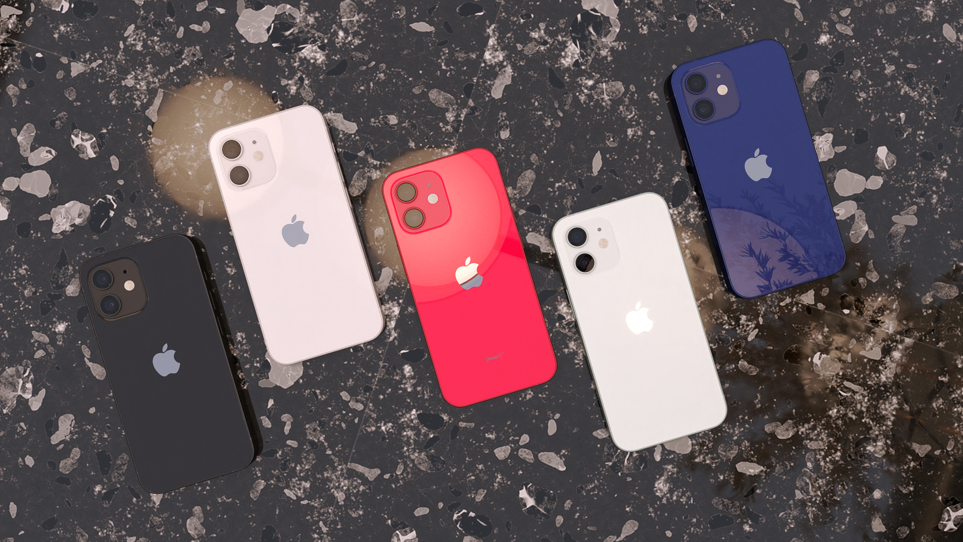 3D Apple iPhone 12 mini Green