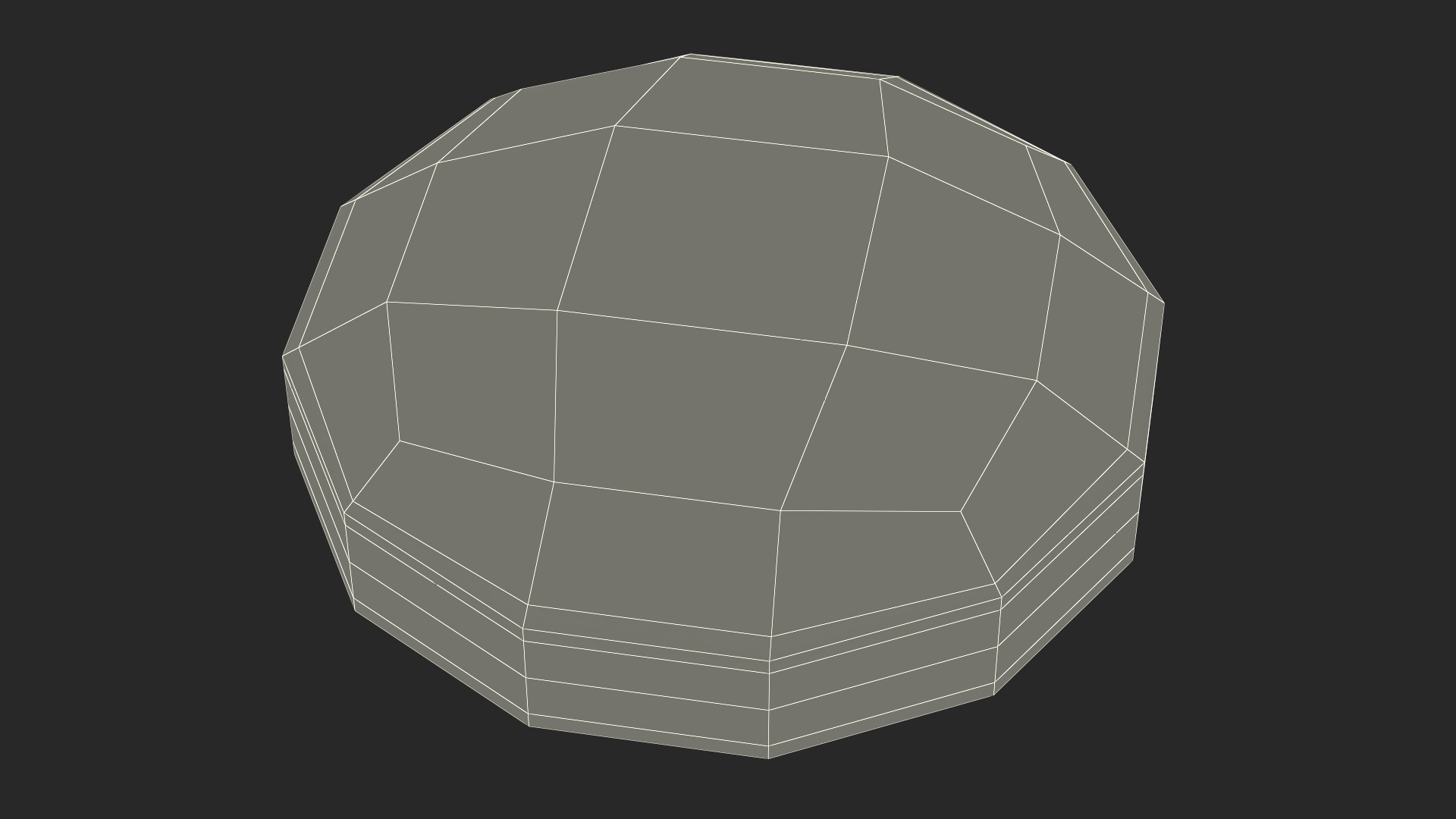 3D Plain Round Pill