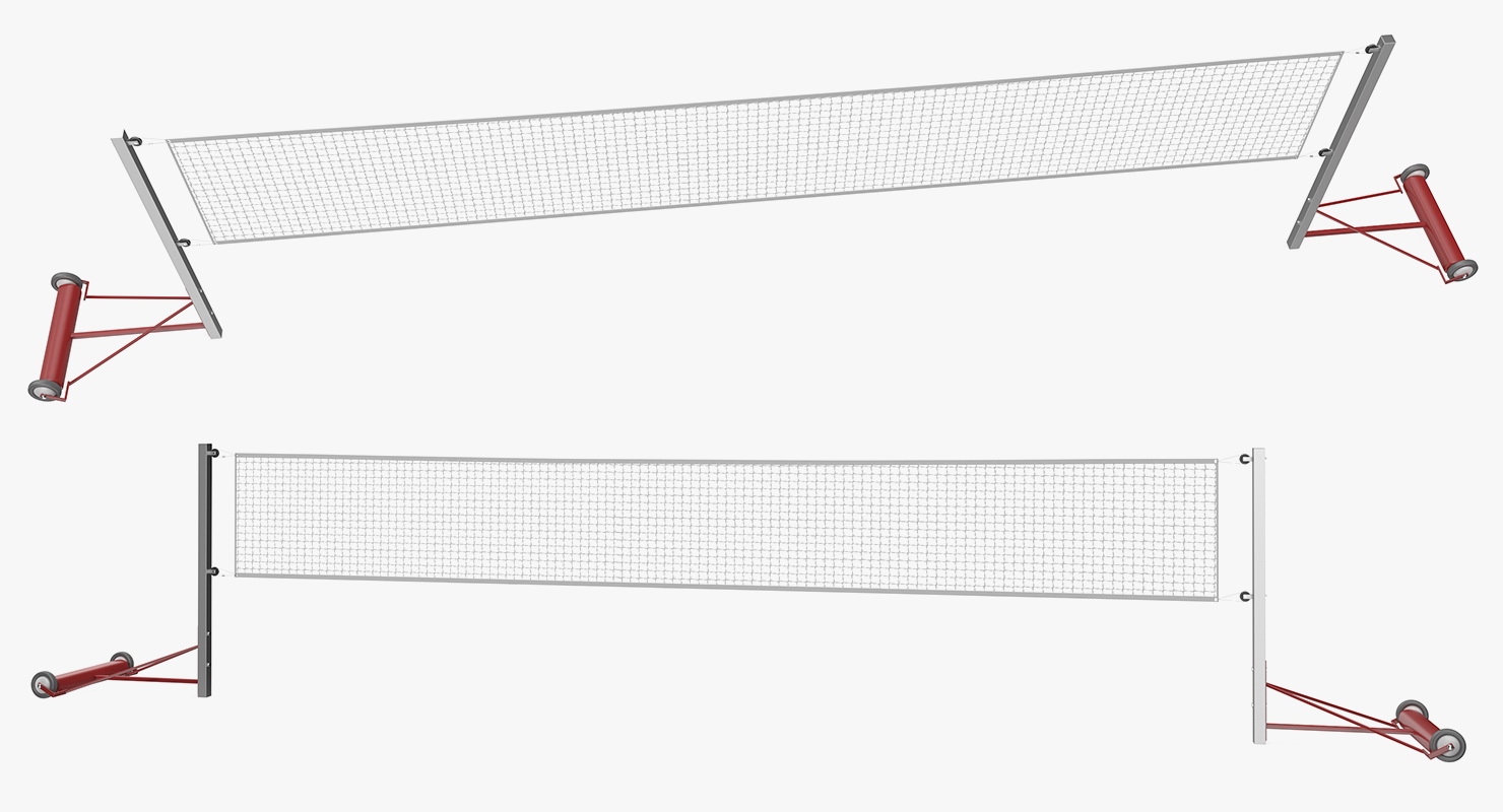 3D Badminton Net model