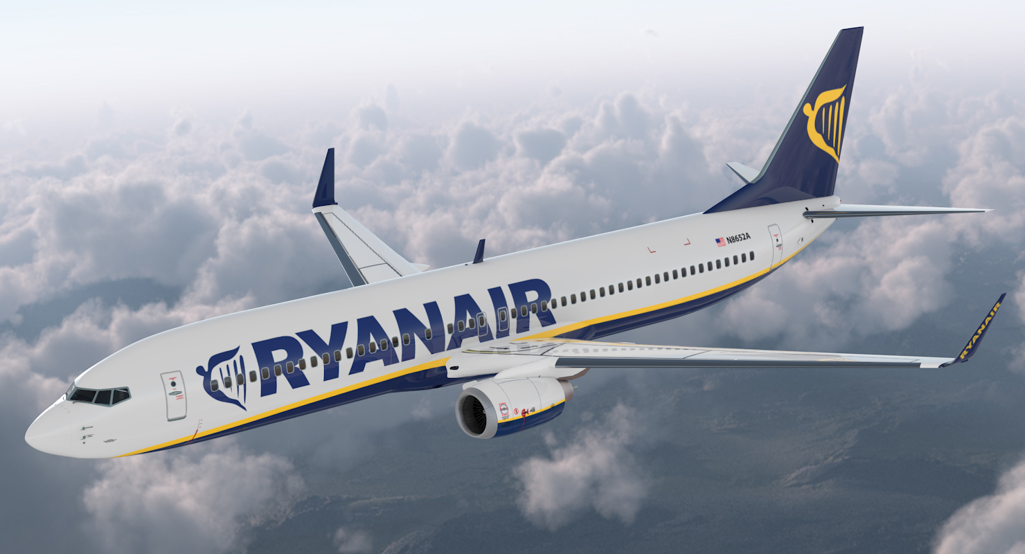 Boeing 737 900 Ryanair 3D