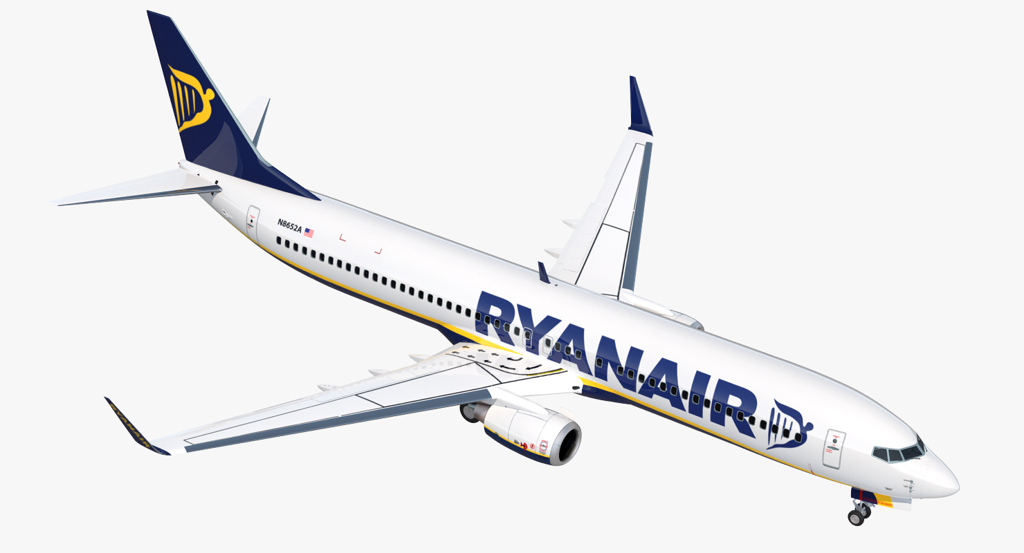 Boeing 737 900 Ryanair 3D