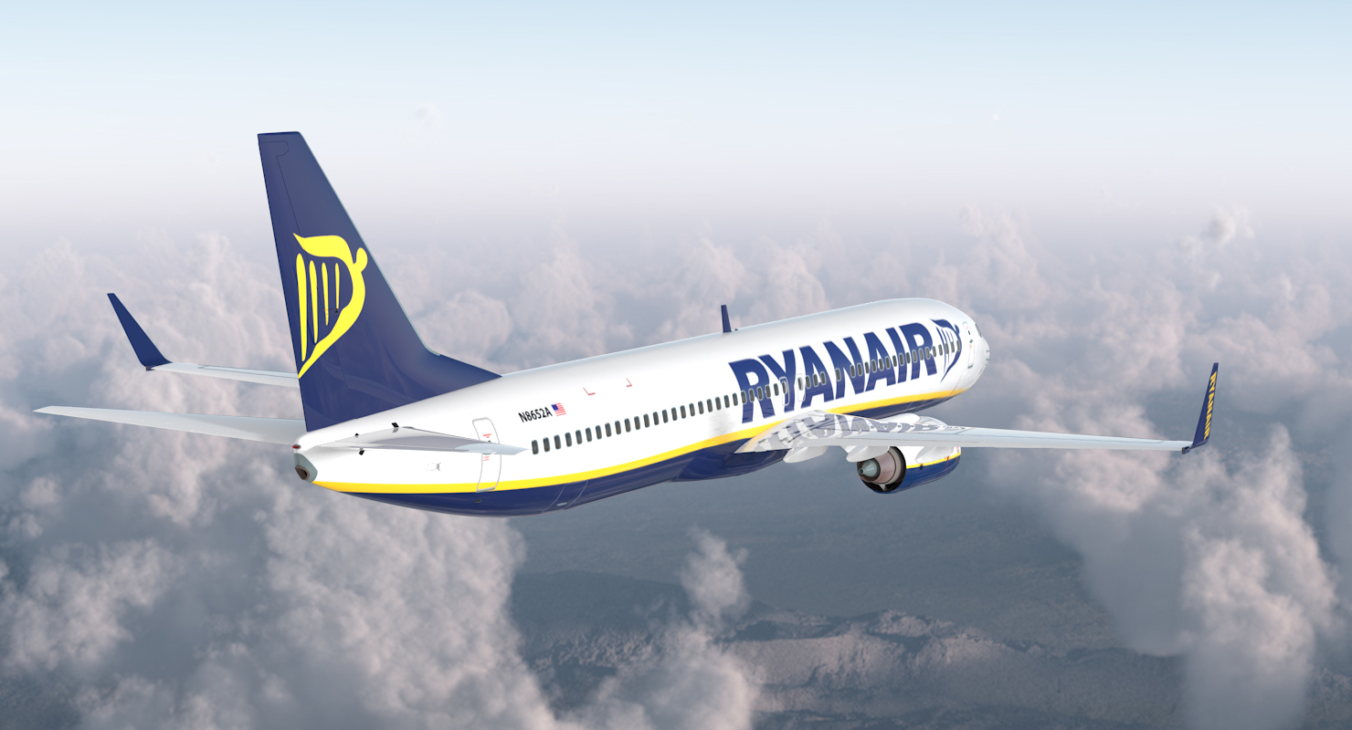 Boeing 737 900 Ryanair 3D