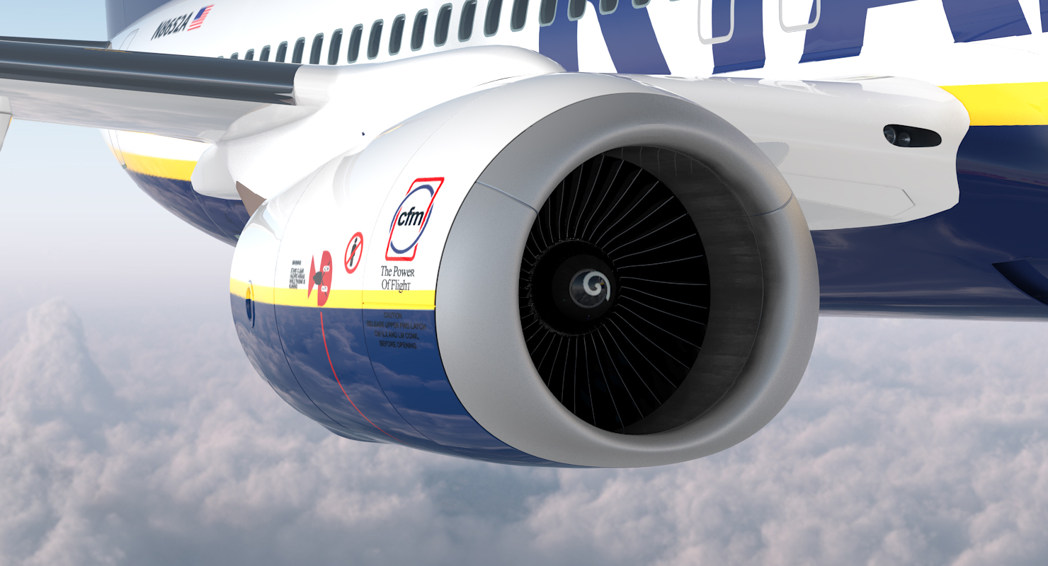 Boeing 737 900 Ryanair 3D
