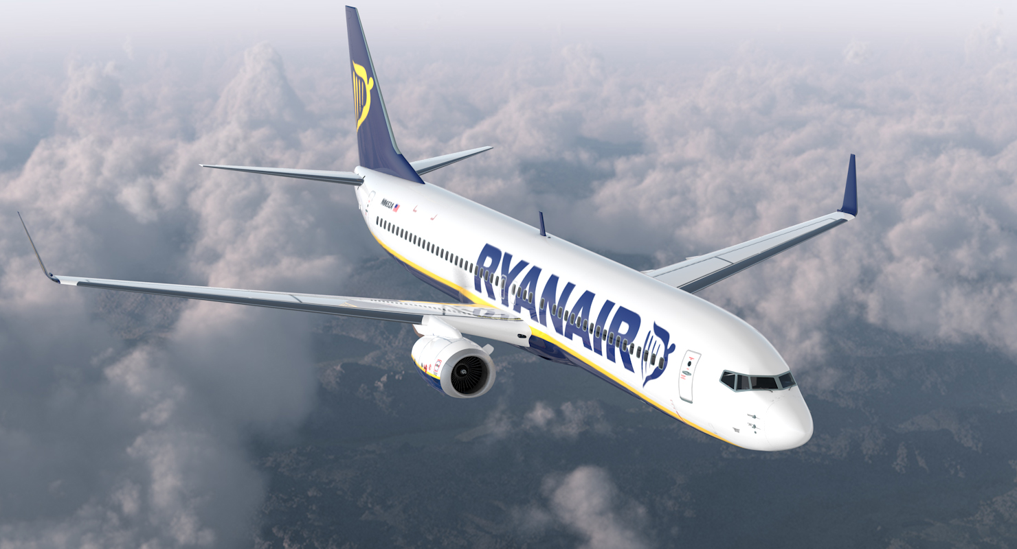 Boeing 737 900 Ryanair 3D