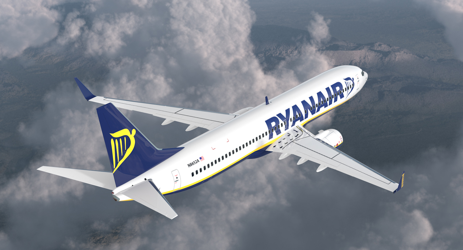 Boeing 737 900 Ryanair 3D