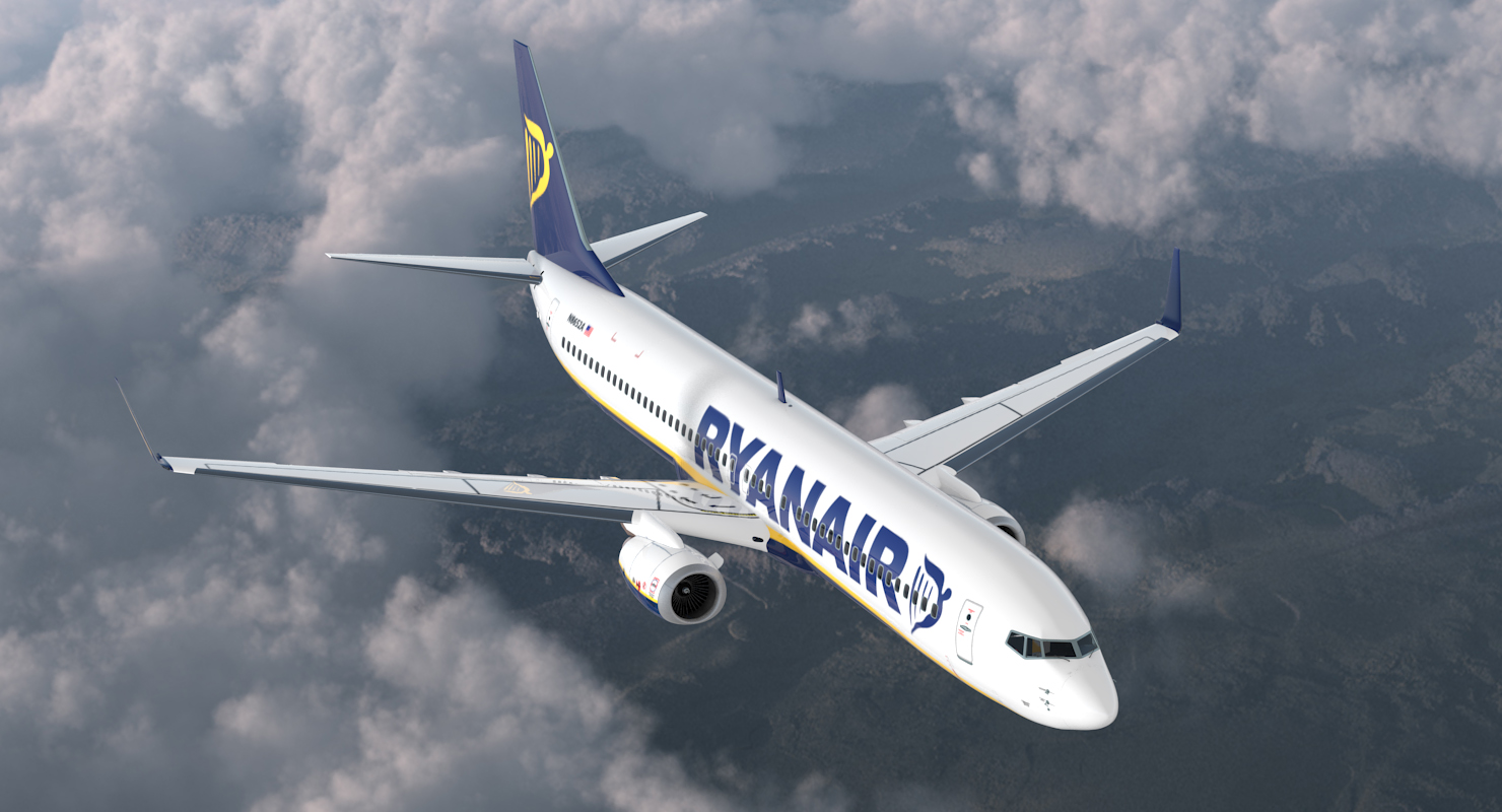 Boeing 737 900 Ryanair 3D