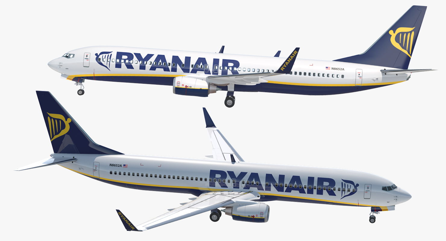 Boeing 737 900 Ryanair 3D